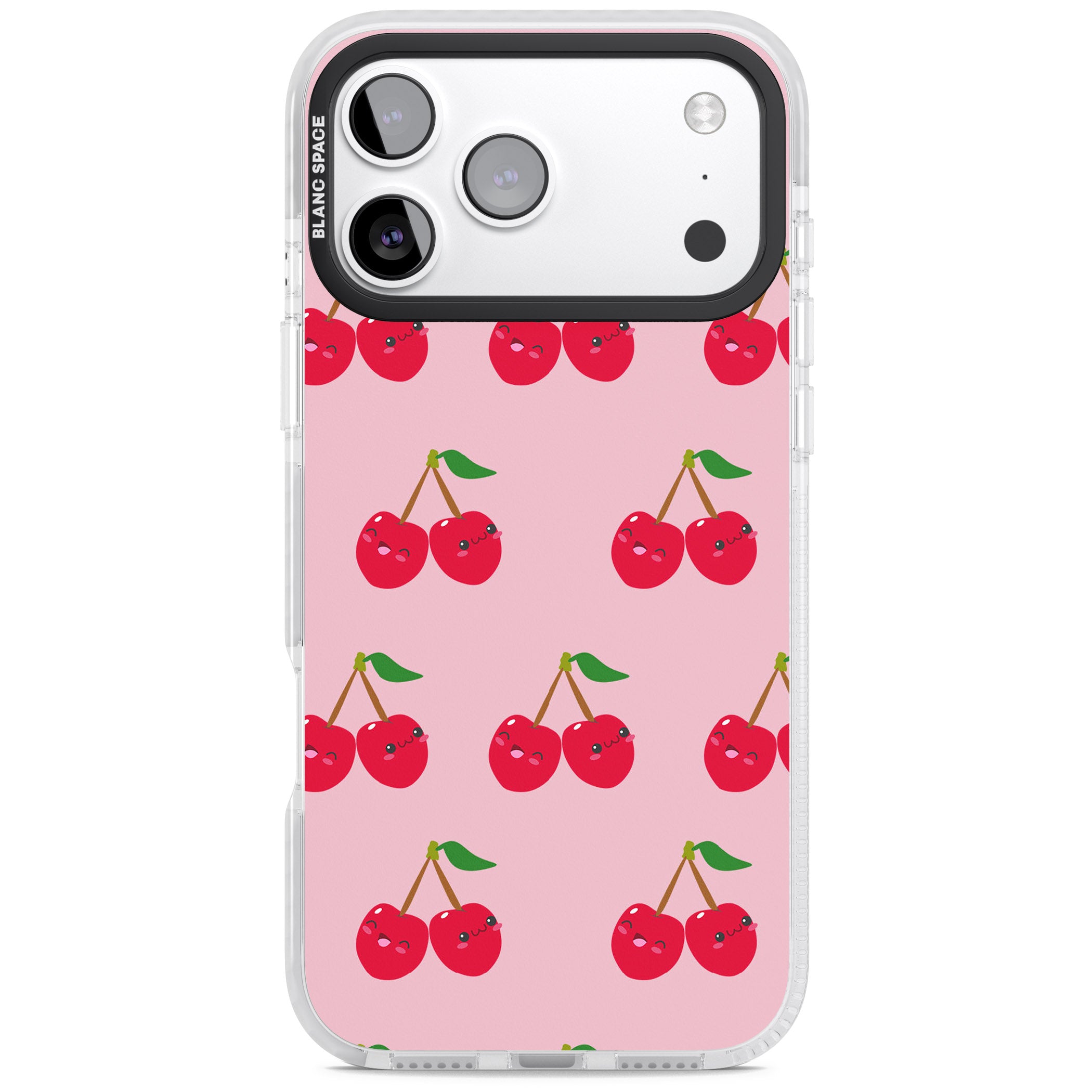 Cheeky Cherry iPhone 17 Pro Max Impact Pro Clear Phone Case