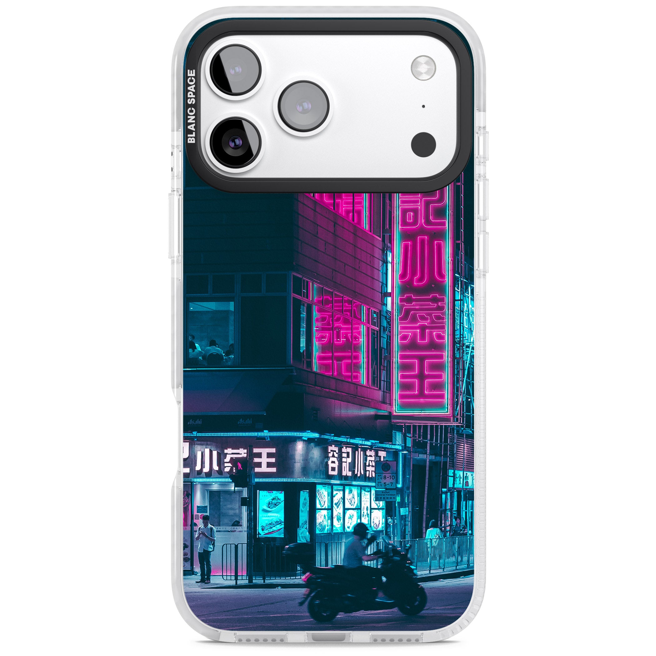 Neon City Ride iPhone 17 Pro Max Impact Pro Clear Phone Case