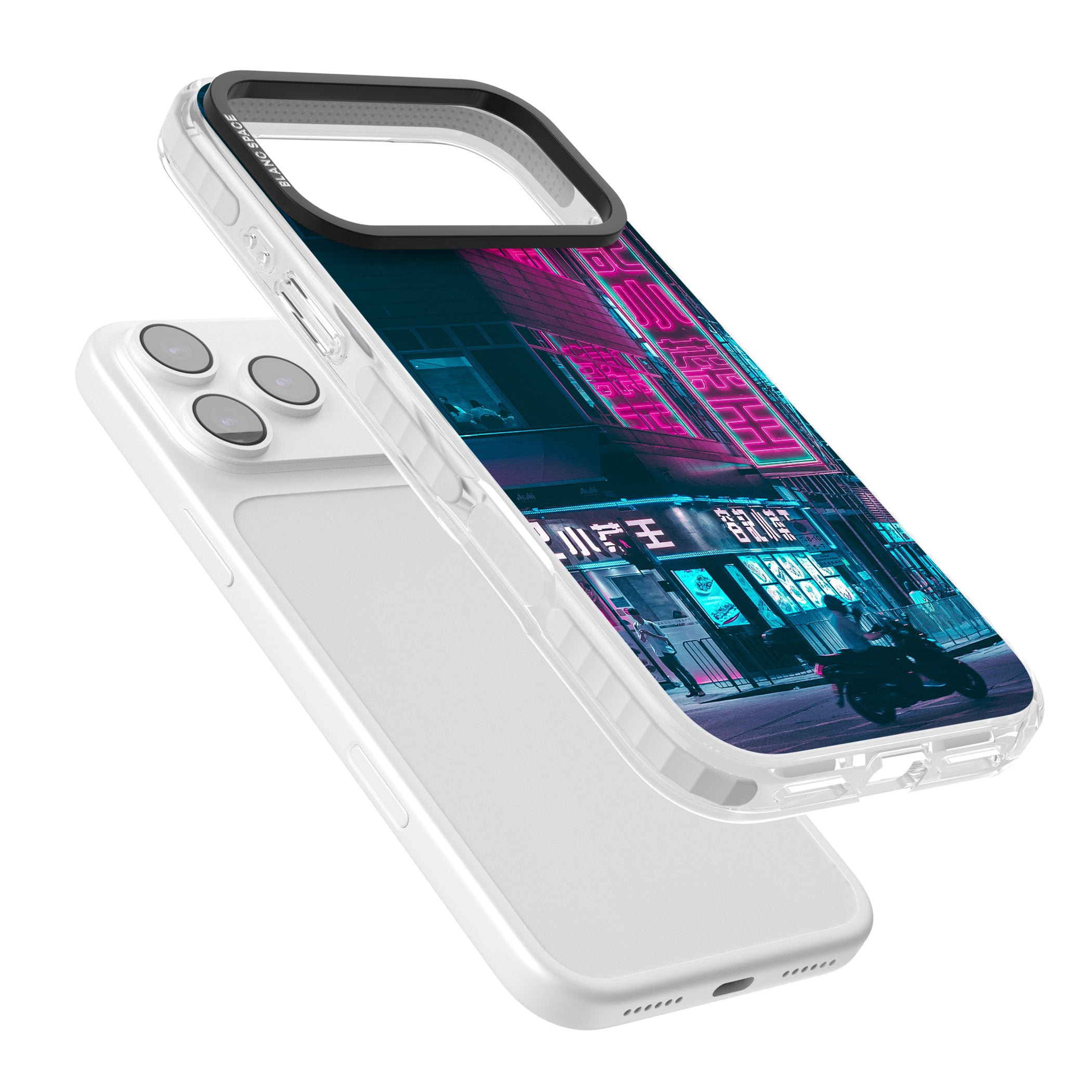 Neon City Ride iPhone 17 Pro Max Impact Pro Clear Phone Case Colours