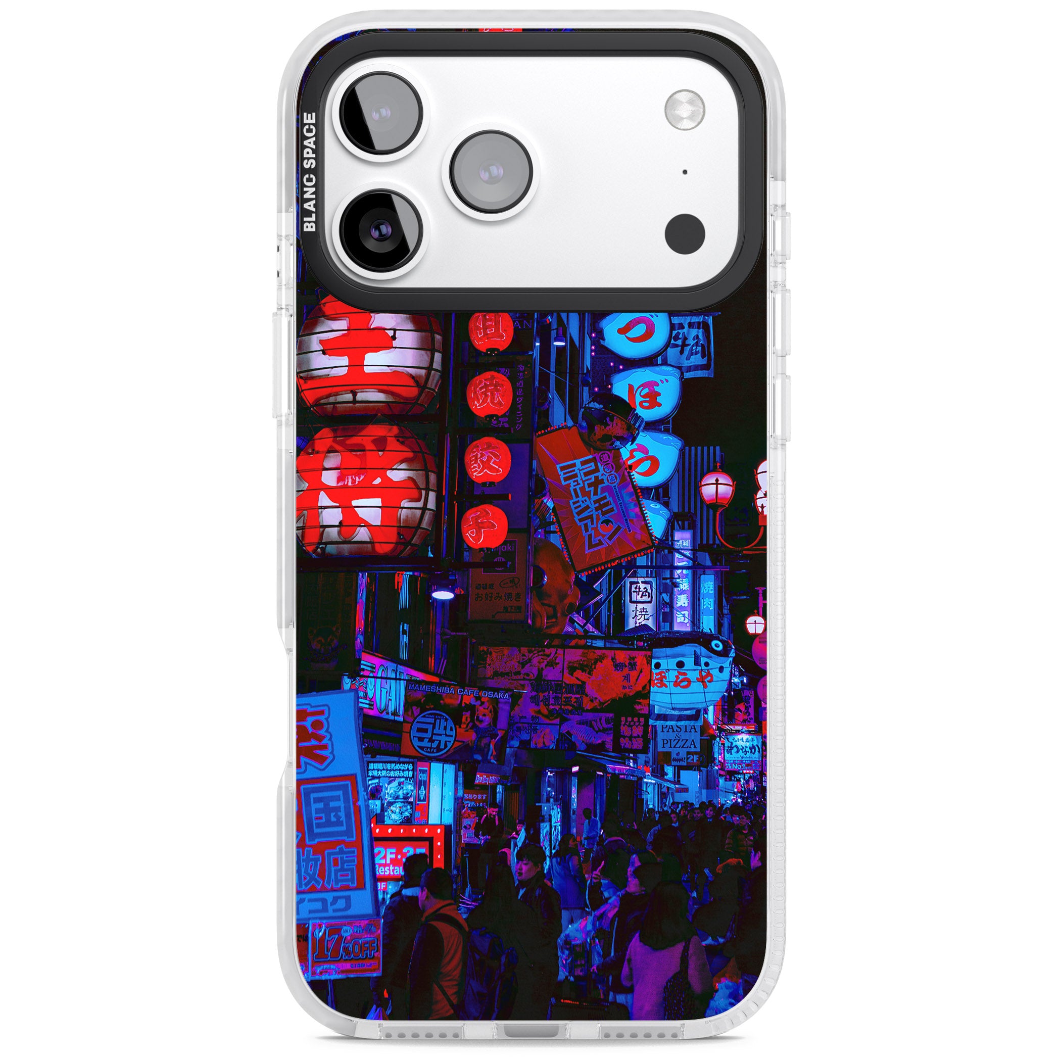 Neon City Nights iPhone 17 Pro Max Impact Pro Clear Phone Case