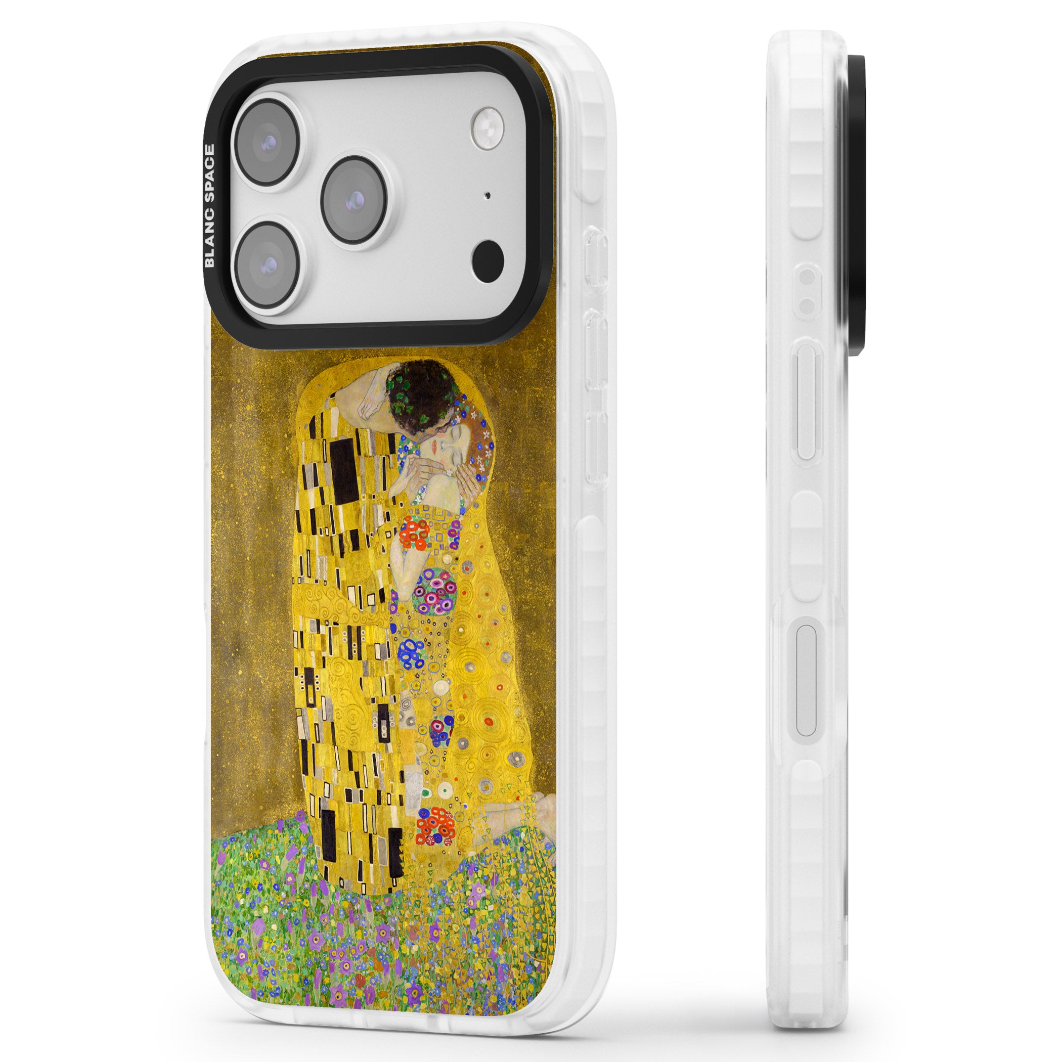 The Kiss iPhone 17 Pro Max Impact Pro Clear Phone Case Side Profile