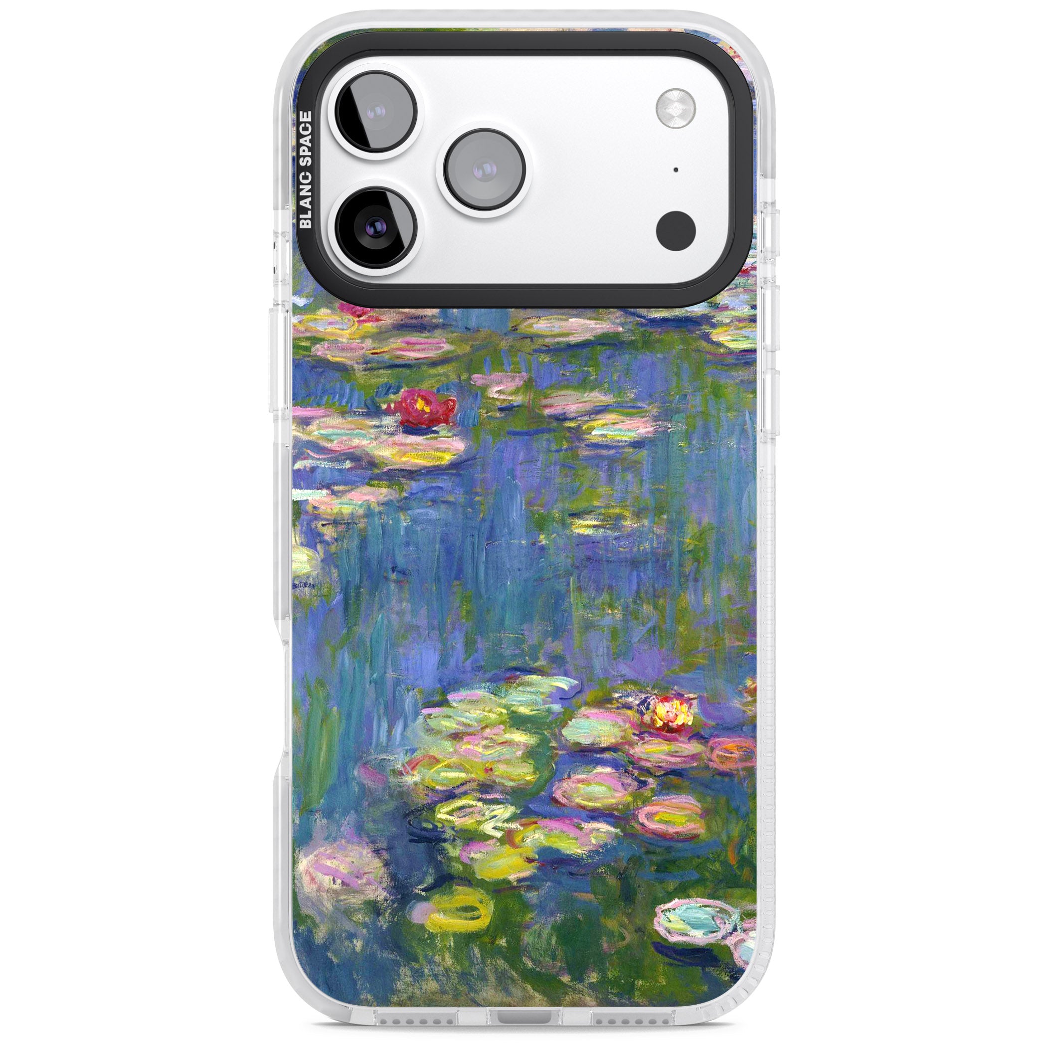 Water Lilies II iPhone 17 Pro Max Impact Pro Clear Phone Case
