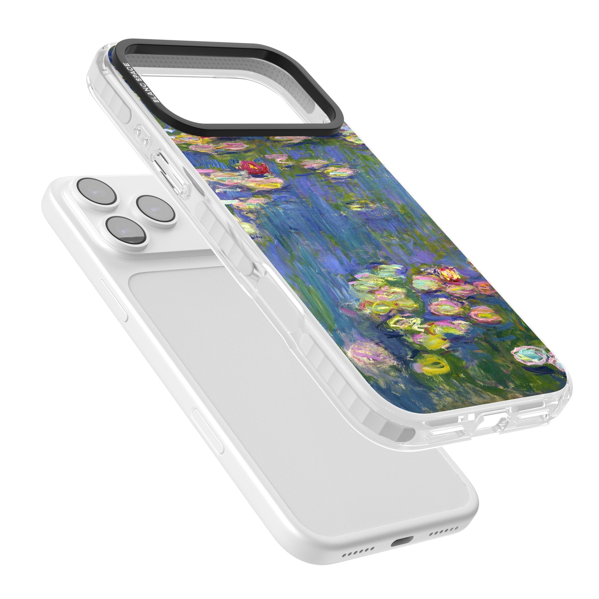 Water Lilies II iPhone 17 Pro Max Impact Pro Clear Phone Case Colours
