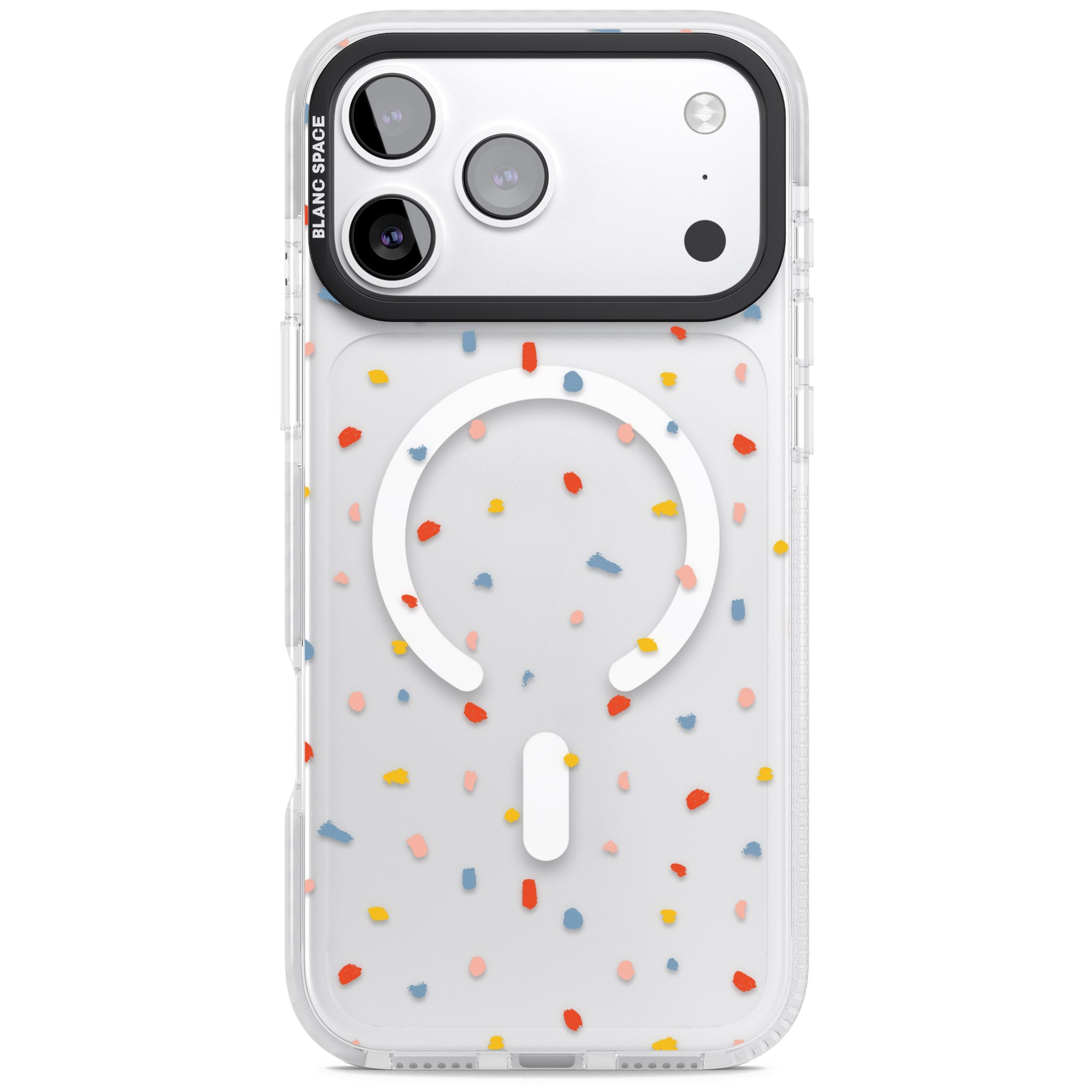 Small Confetti iPhone 17 Pro Impact Pro Clear Phone Case