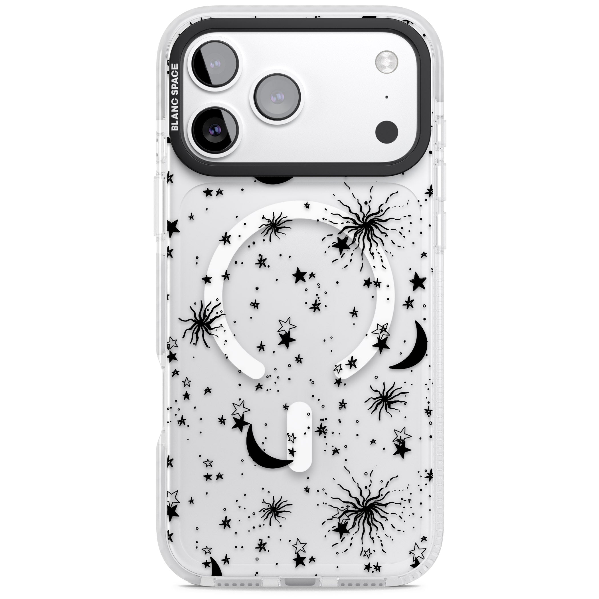 Celestial Night iPhone 17 Pro Max Impact Pro Clear Phone Case