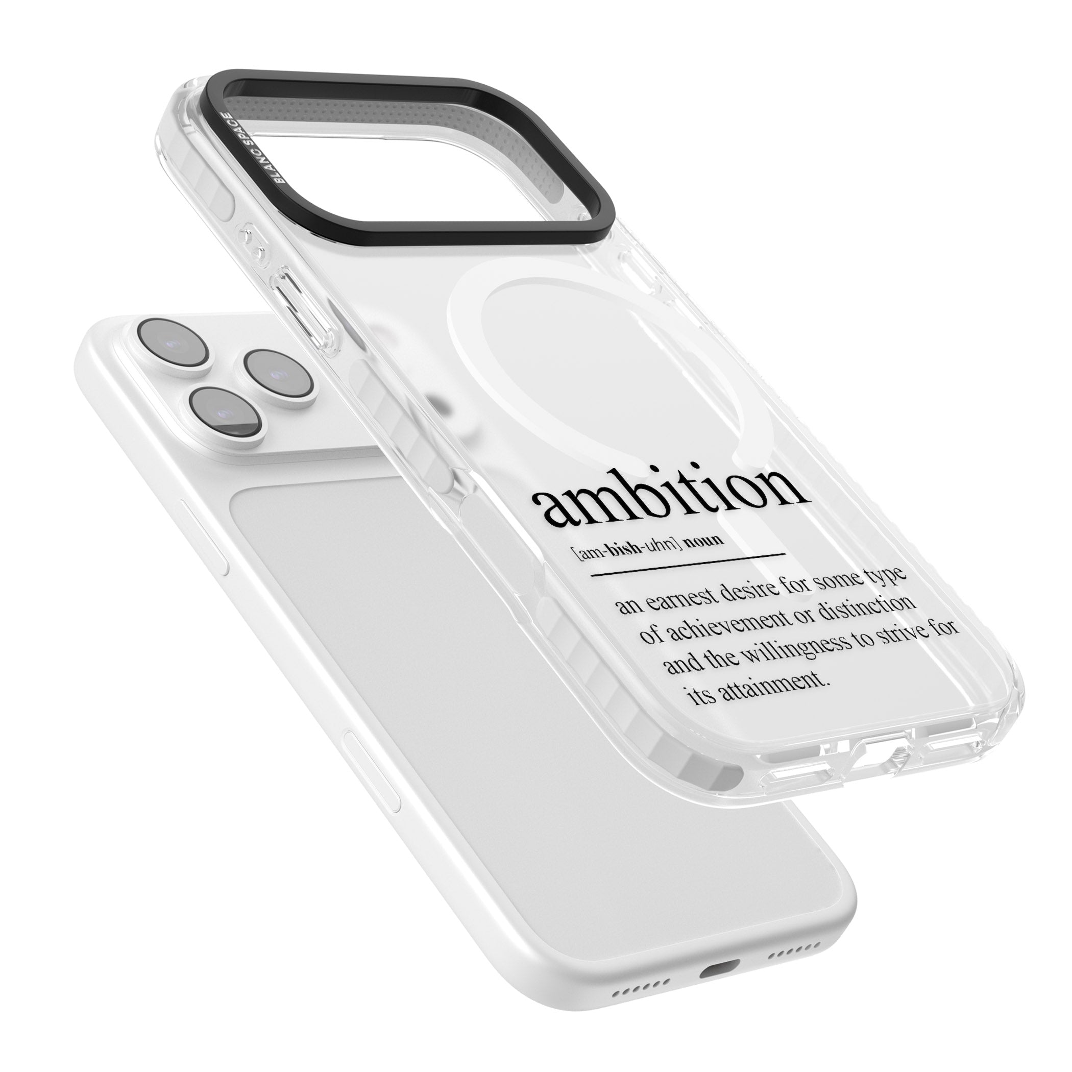 Ambition iPhone 17 Pro Max Impact Pro Clear Phone Case Colours