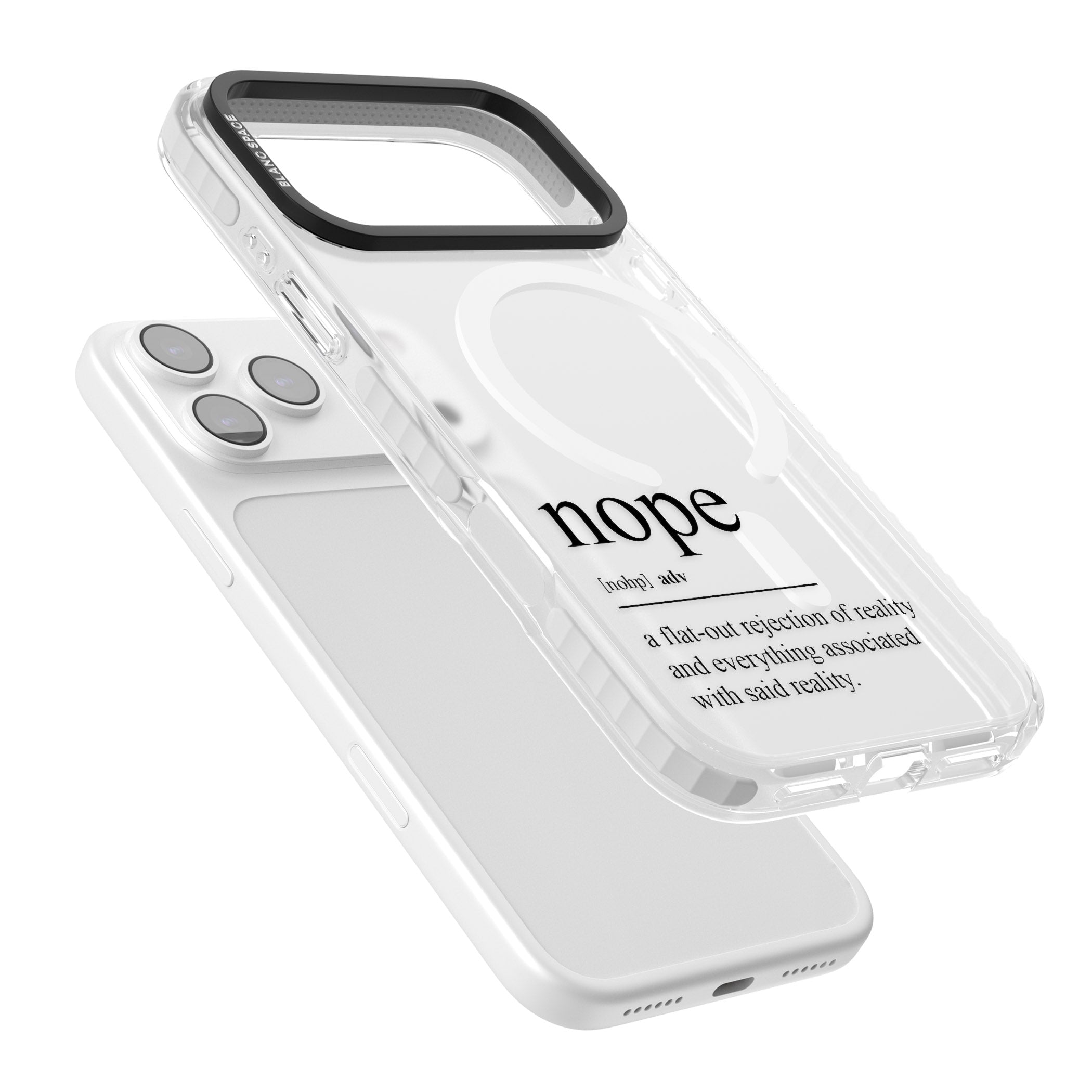 Nope iPhone 17 Pro Max Impact Pro Clear Phone Case Colours