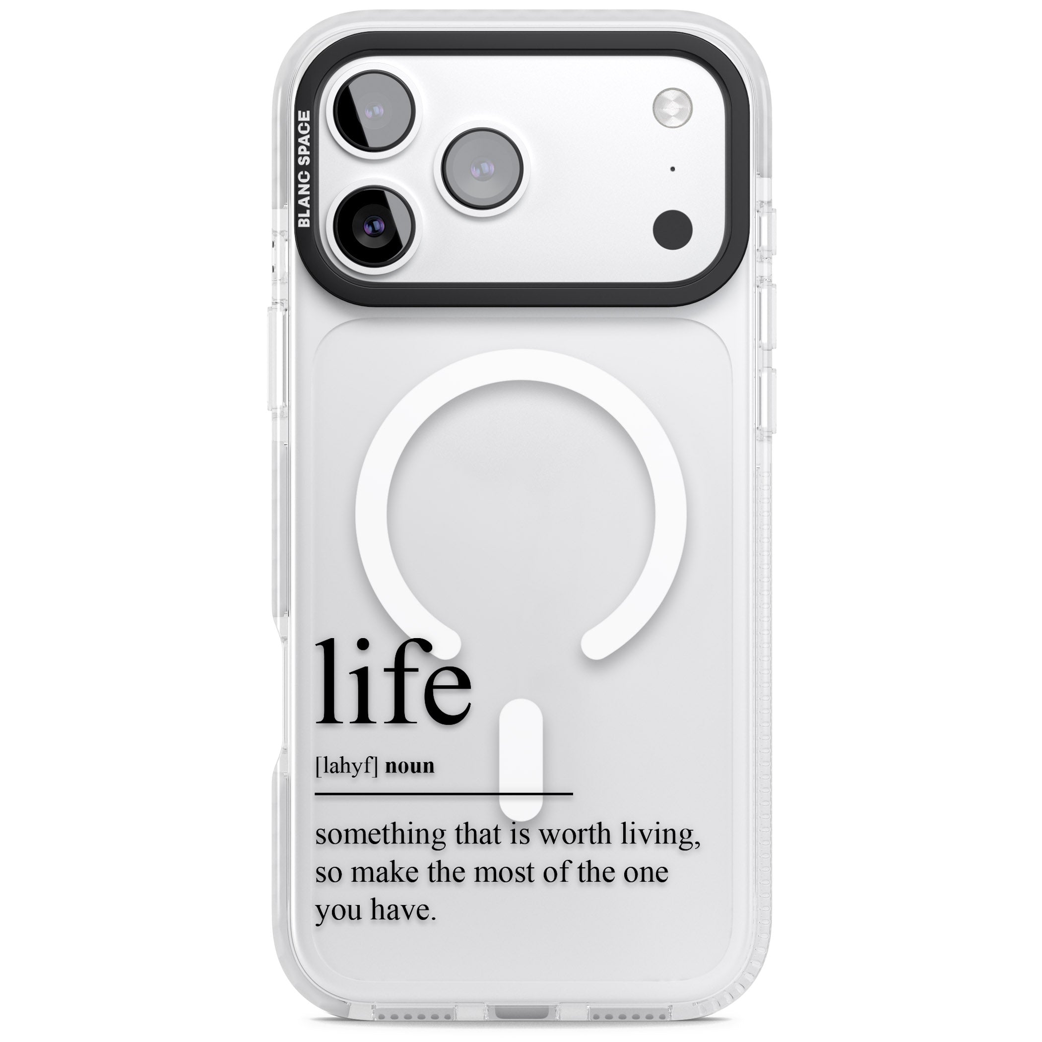 Life iPhone 17 Pro Max Impact Pro Clear Phone Case