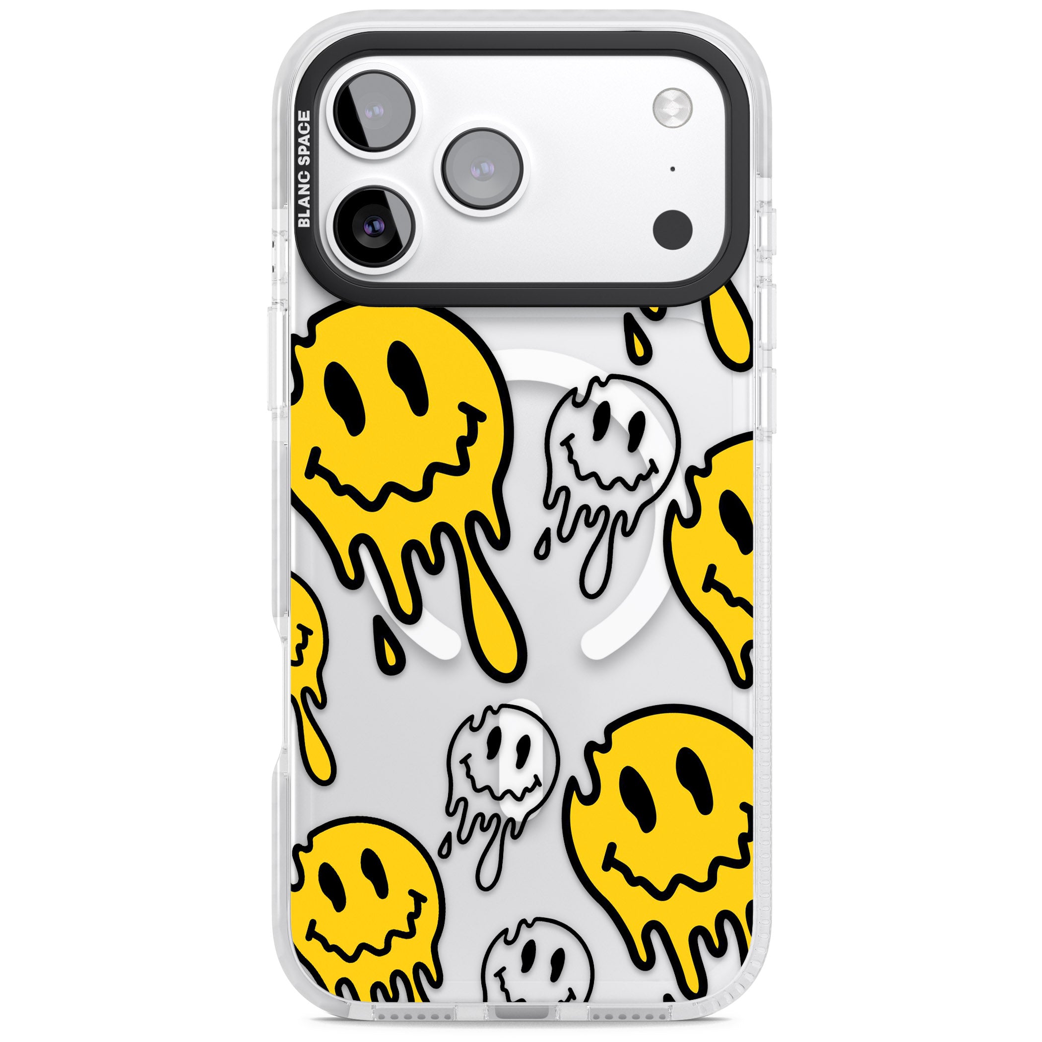 Face Melt iPhone 17 Pro Max Impact Pro Clear Phone Case