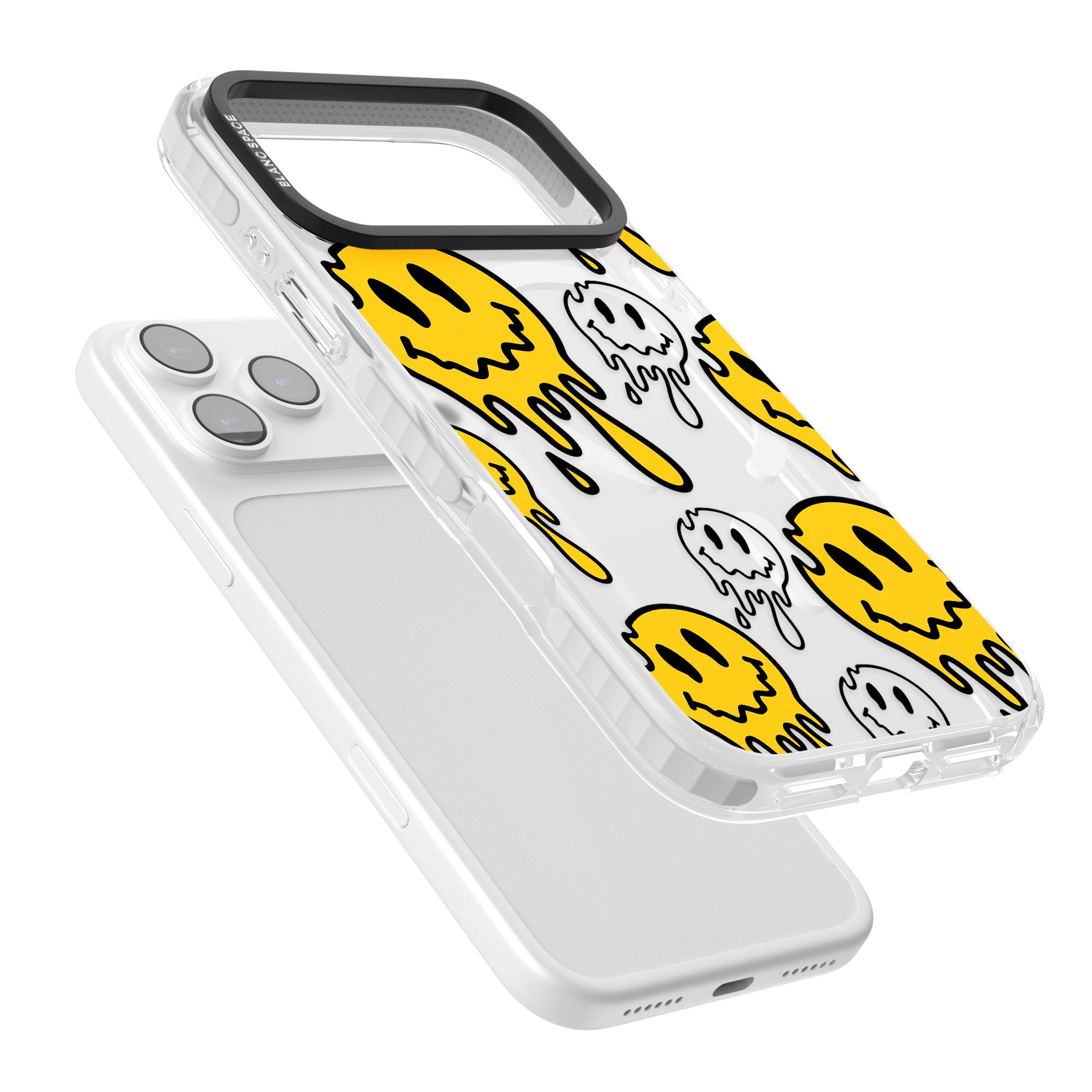 Face Melt iPhone 17 Pro Max Impact Pro Clear Phone Case Colours
