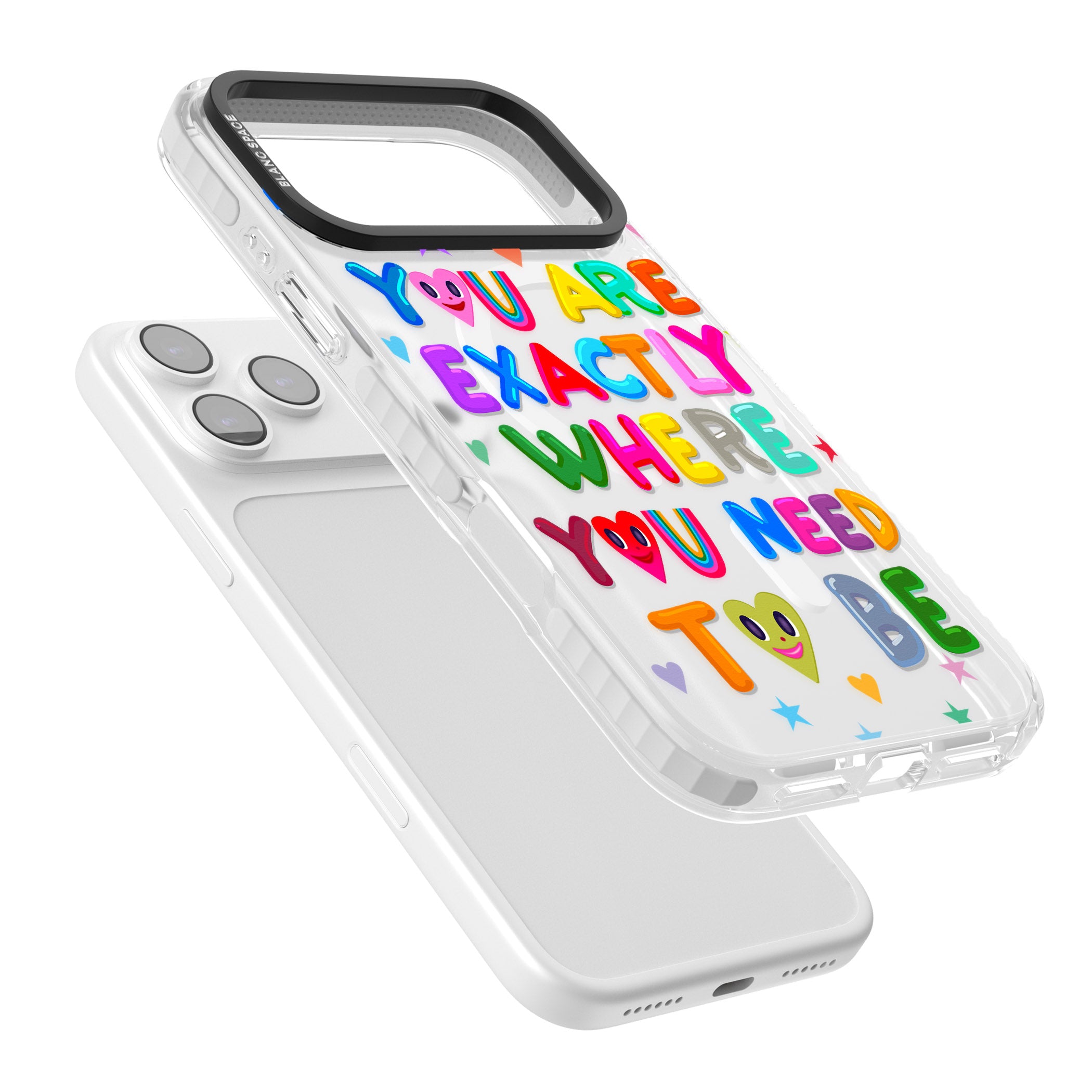 Exactly Where You Need To Be iPhone 17 Pro Max Impact Pro Clear Phone Case Colours