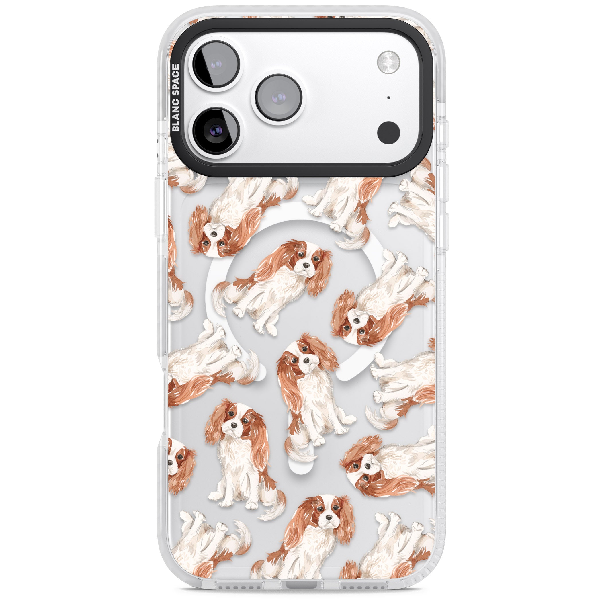 Cavalier King Charles Spaniel iPhone 17 Pro Max Impact Pro Clear Phone Case