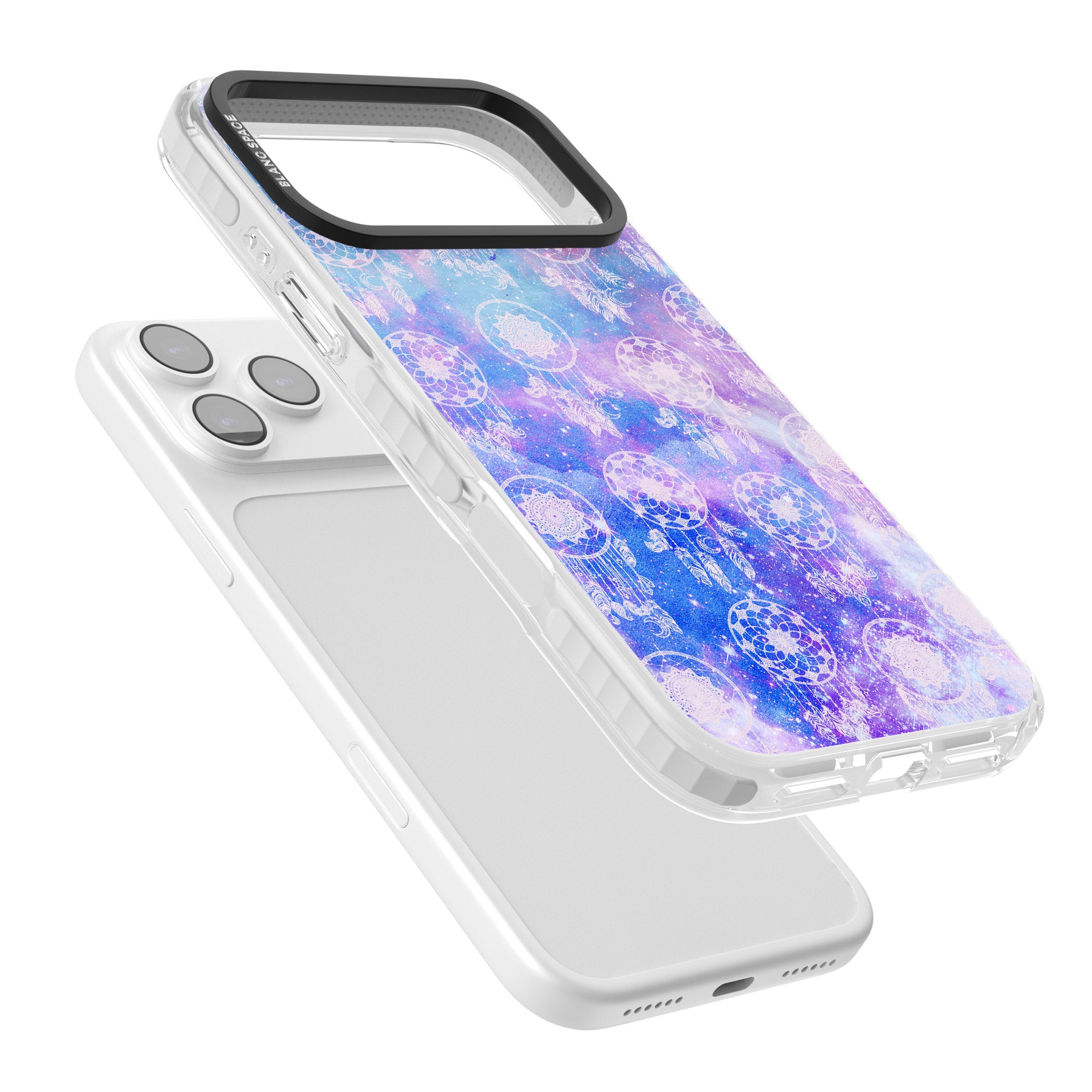 Dreamcatcher Galaxy Tie Dye iPhone 17 Pro Max Impact Pro Clear Phone Case Colours