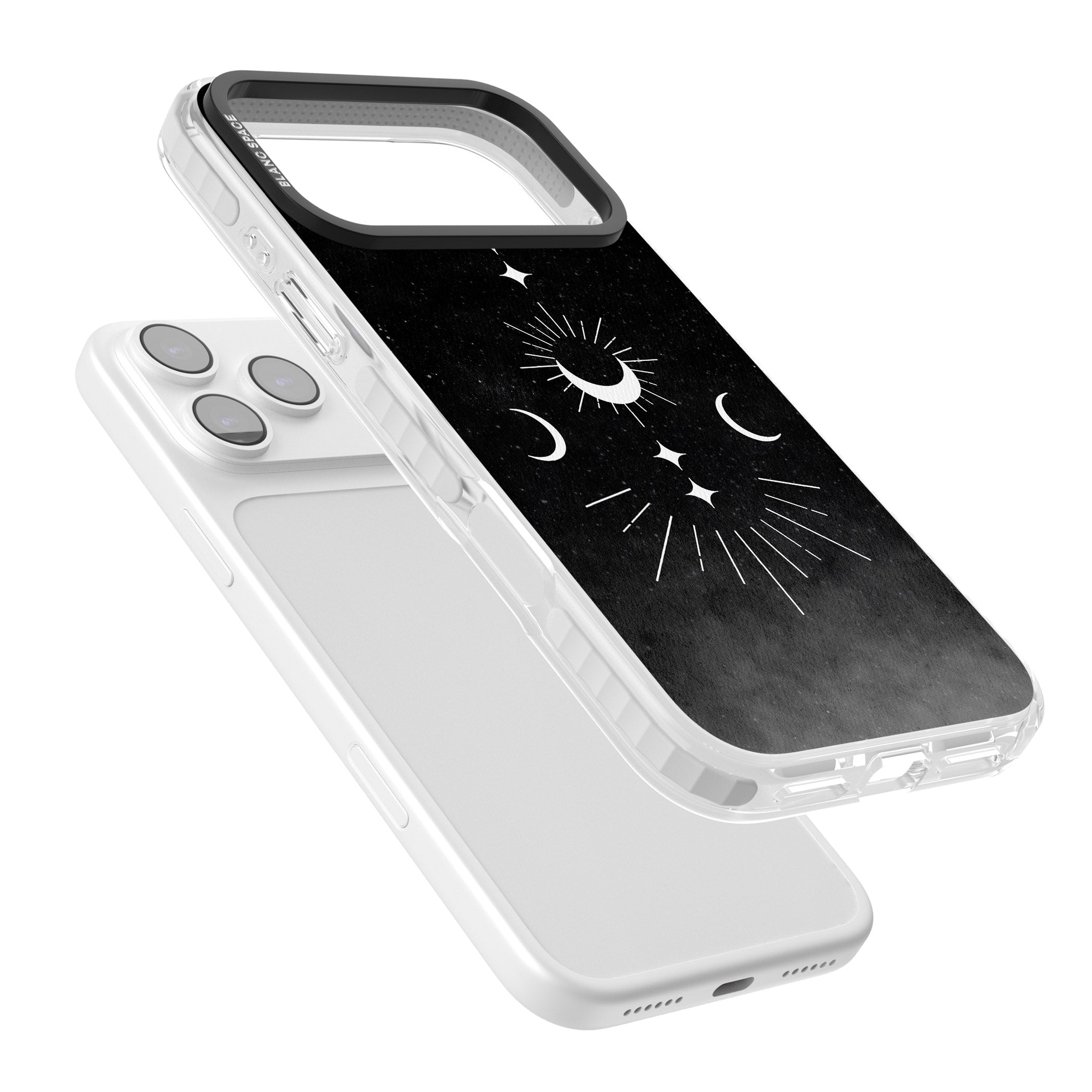 Lunar Mandala iPhone 17 Pro Max Impact Pro Clear Phone Case Colours
