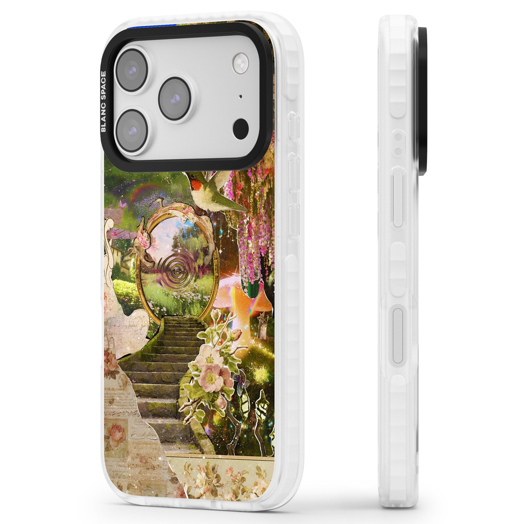 Fairy Portal iPhone 17 Pro Max Impact Pro Clear Phone Case Side Profile