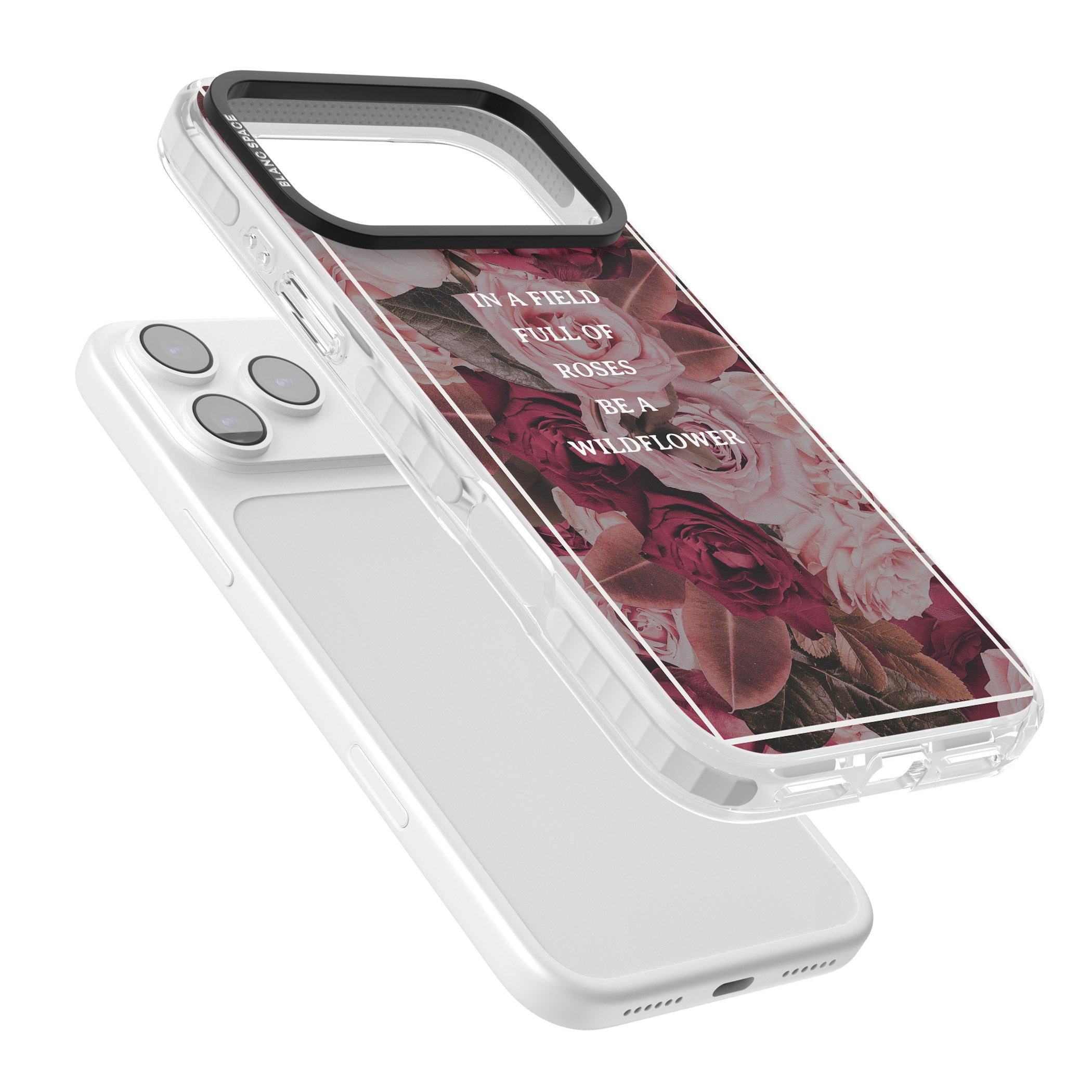 Wildflower Floral Quote iPhone 17 Pro Max Impact Pro Clear Phone Case Colours