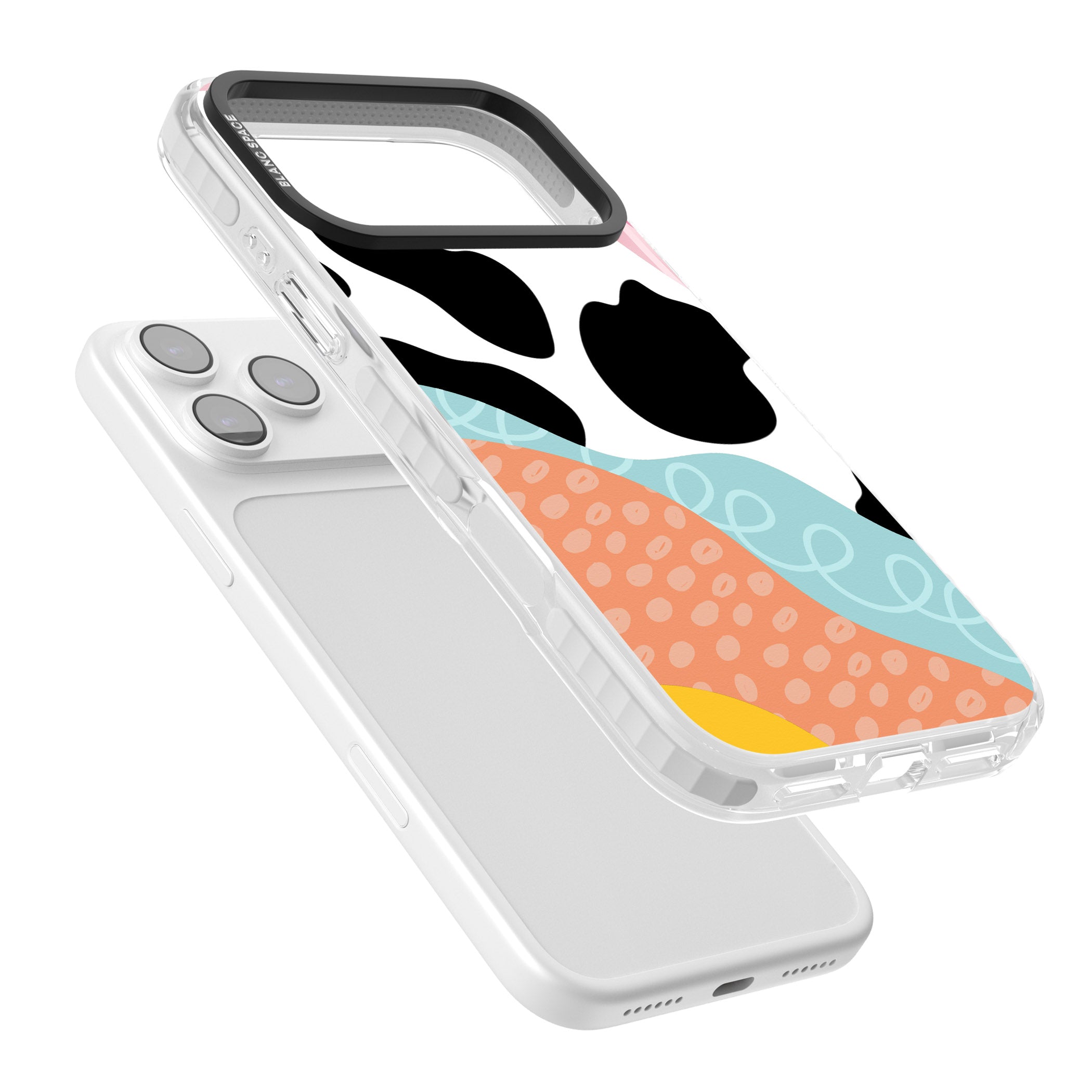 Abstract Elegance iPhone 17 Pro Max Impact Pro Clear Phone Case Colours