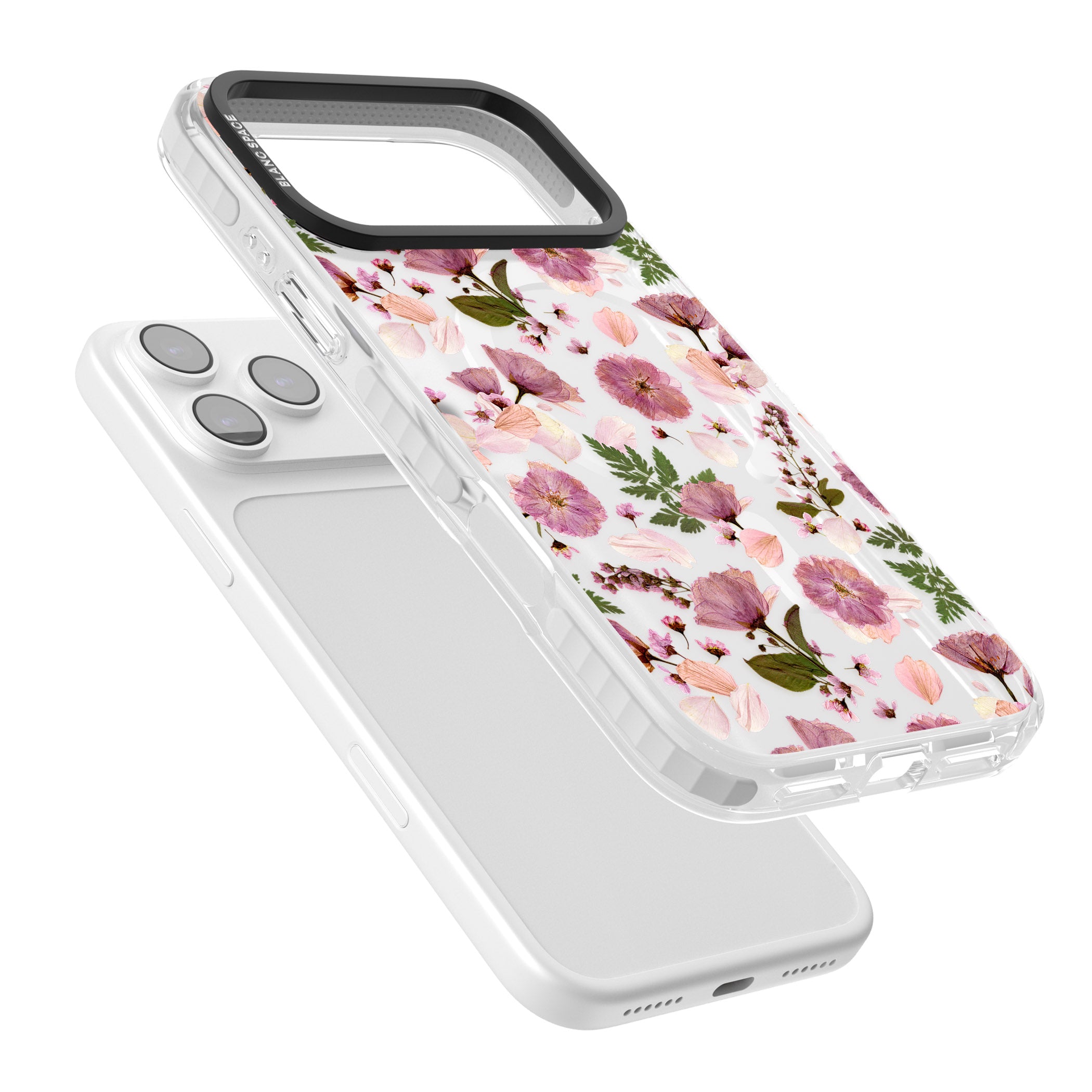 Floral Fantasy Menagerie iPhone 17 Pro Max Impact Pro Clear Phone Case Colours