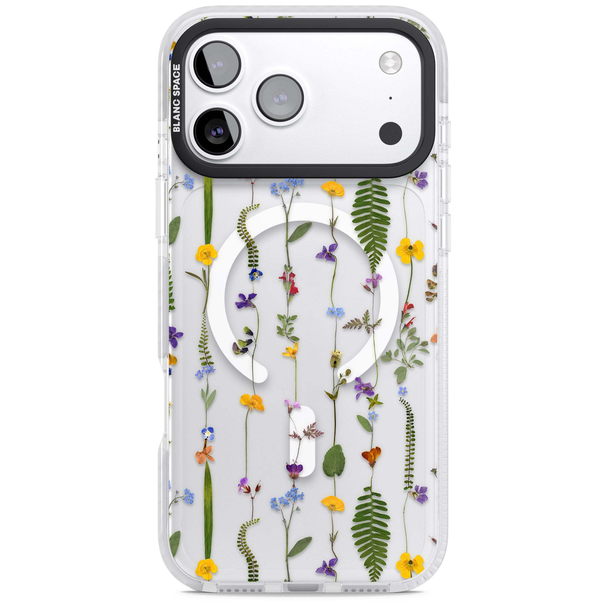 Wildflower Chain iPhone 17 Pro Max Impact Pro Clear Phone Case