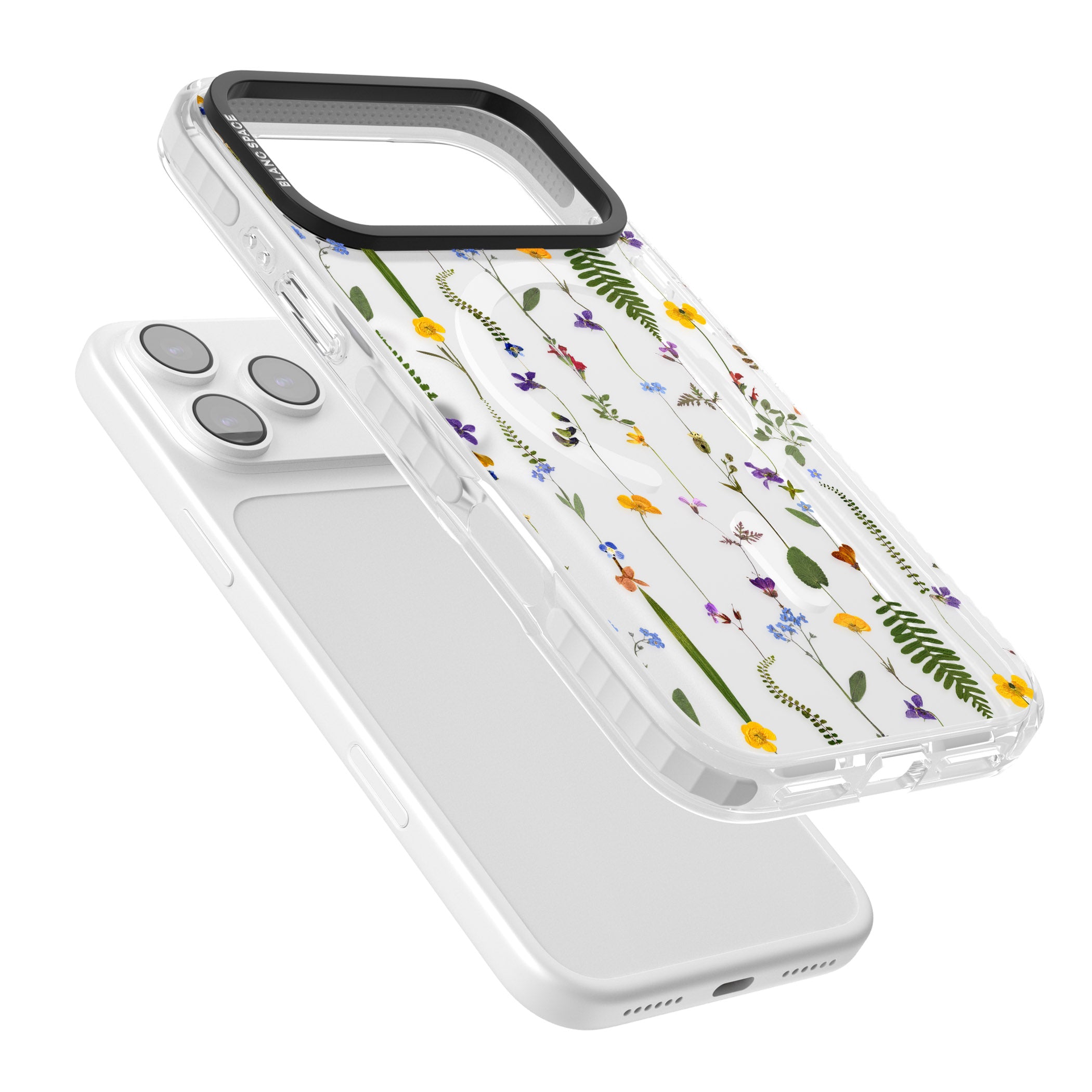 Wildflower Chain iPhone 17 Pro Max Impact Pro Clear Phone Case Colours