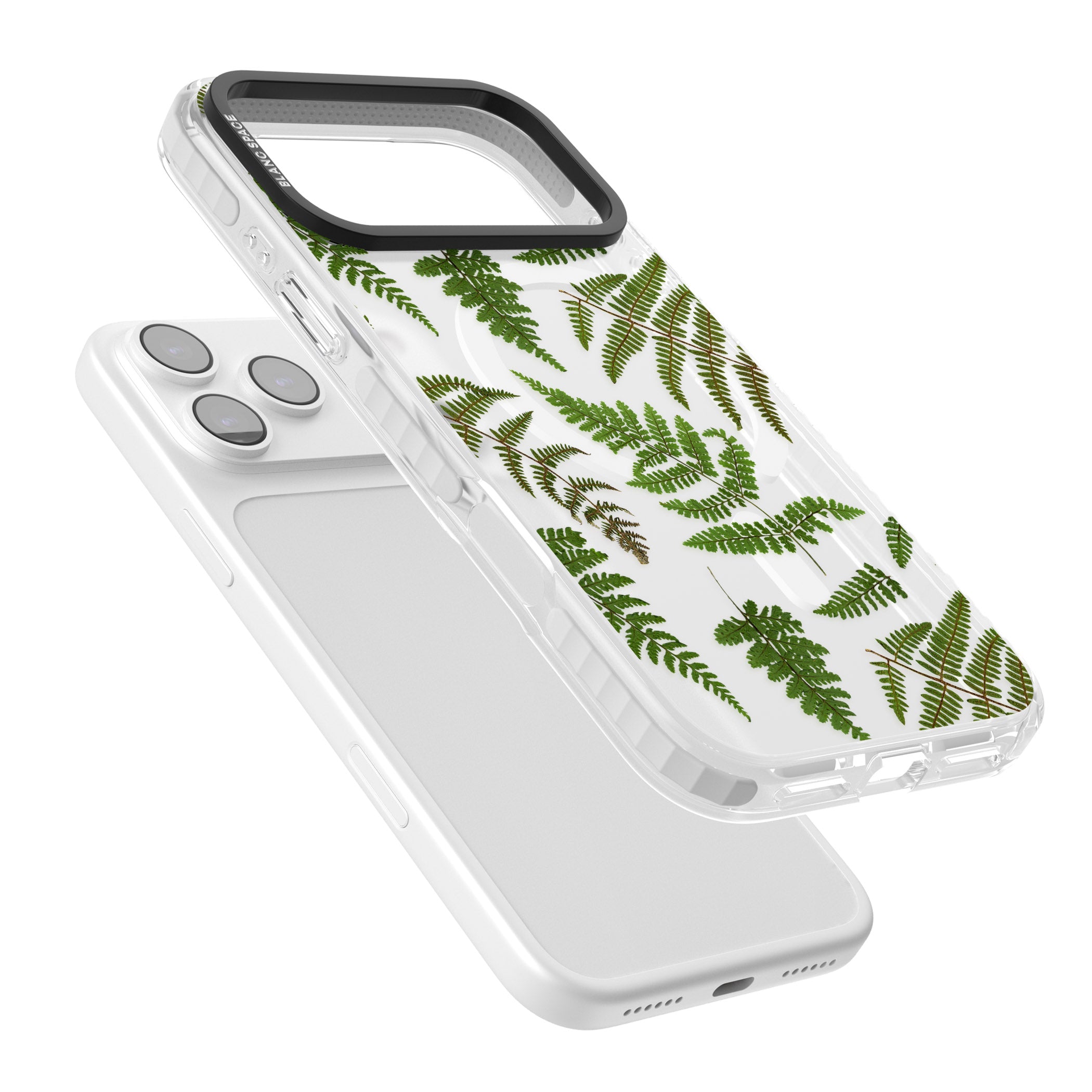 Leafy Ferns iPhone 17 Pro Max Impact Pro Clear Phone Case Colours