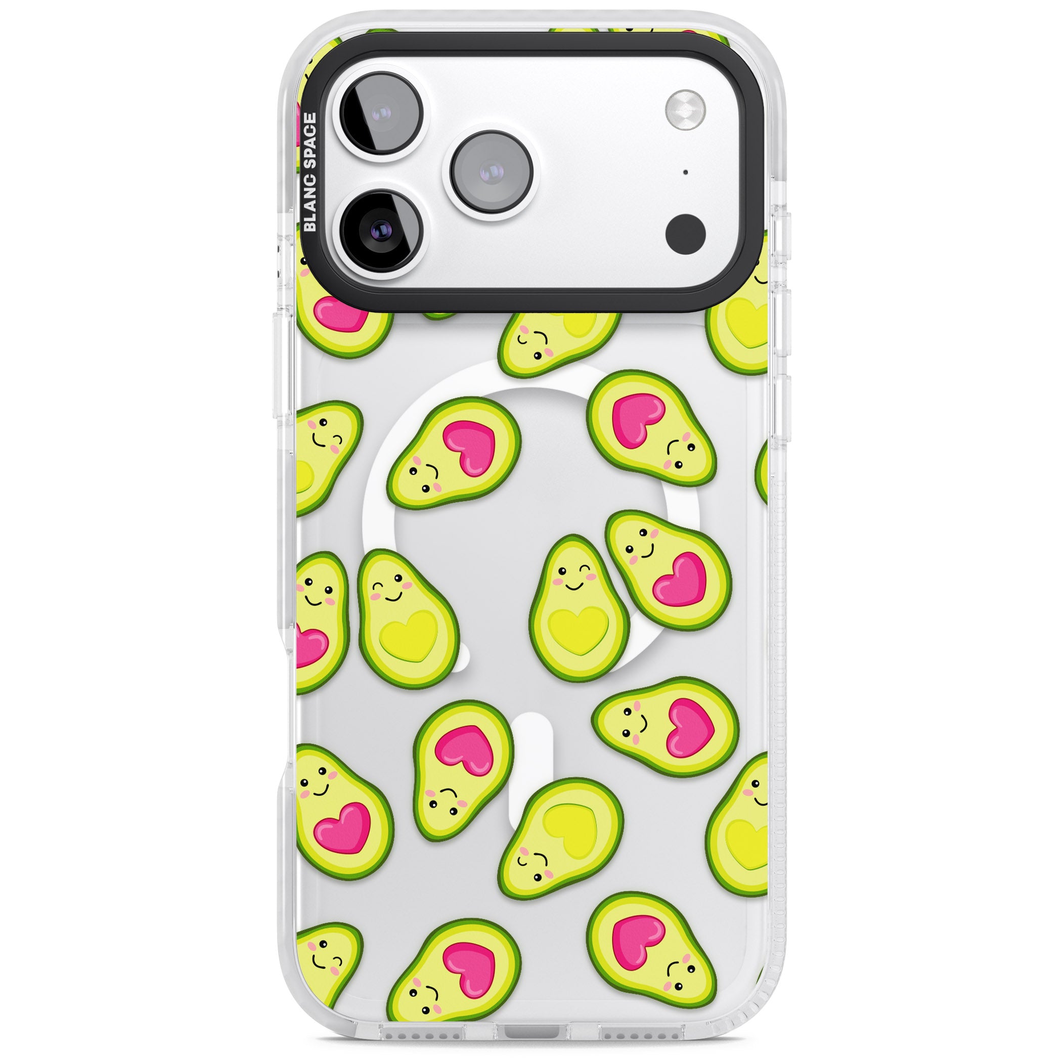 Avocado Love iPhone 17 Pro Impact Pro Clear Phone Case