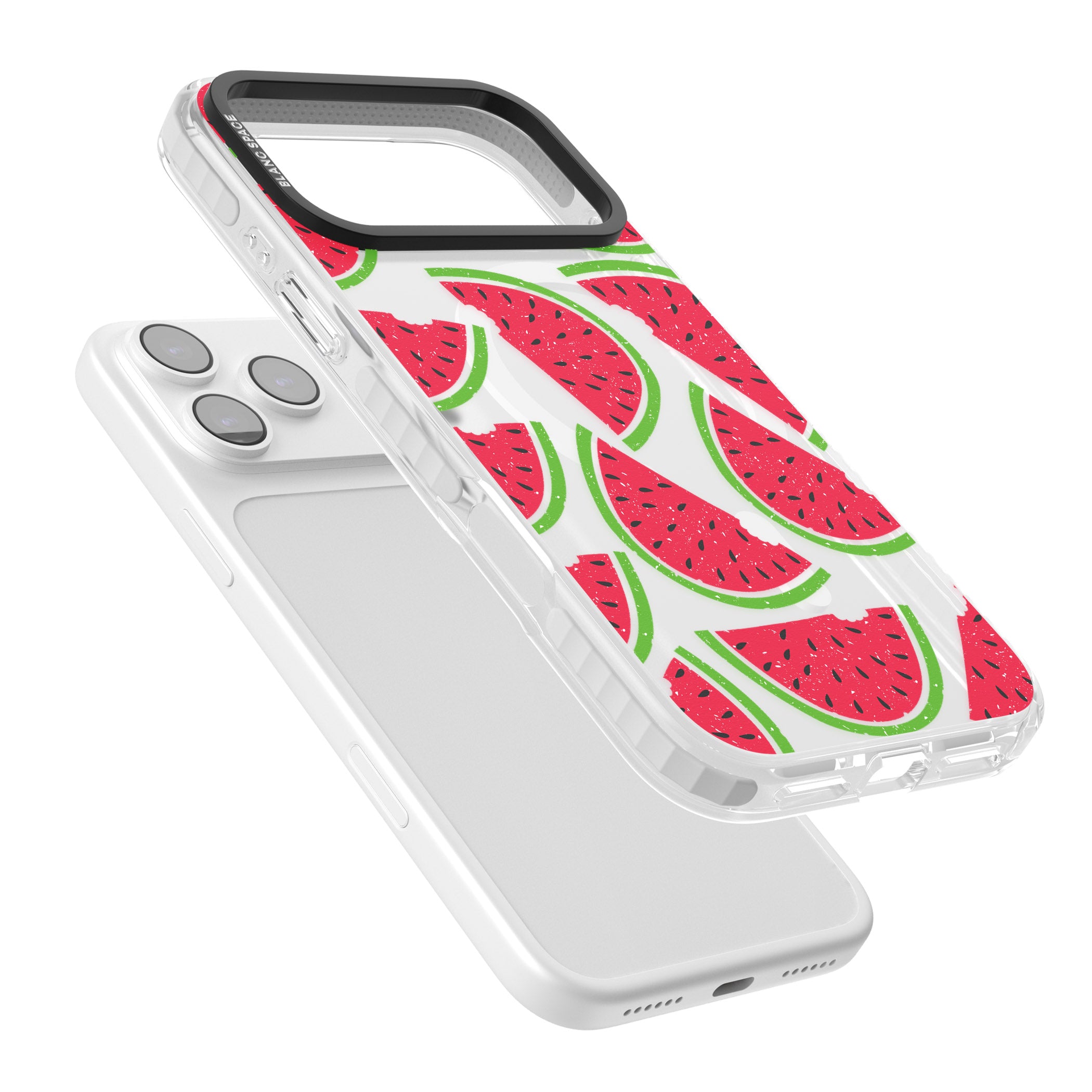 Watermelon Pattern iPhone 17 Pro Impact Pro Clear Phone Case Colours