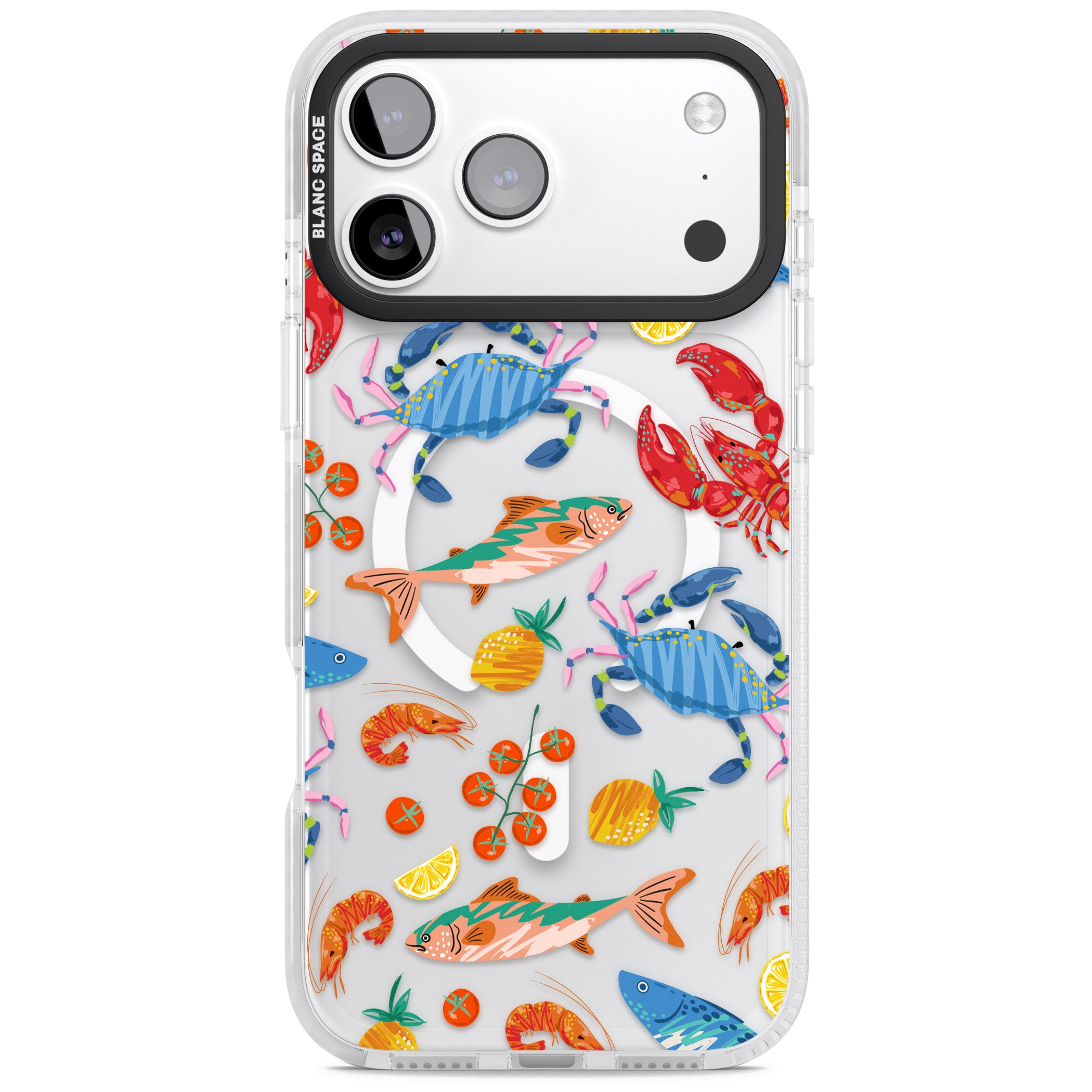 Vibrant Sealife iPhone 17 Pro Max Impact Pro Clear Phone Case