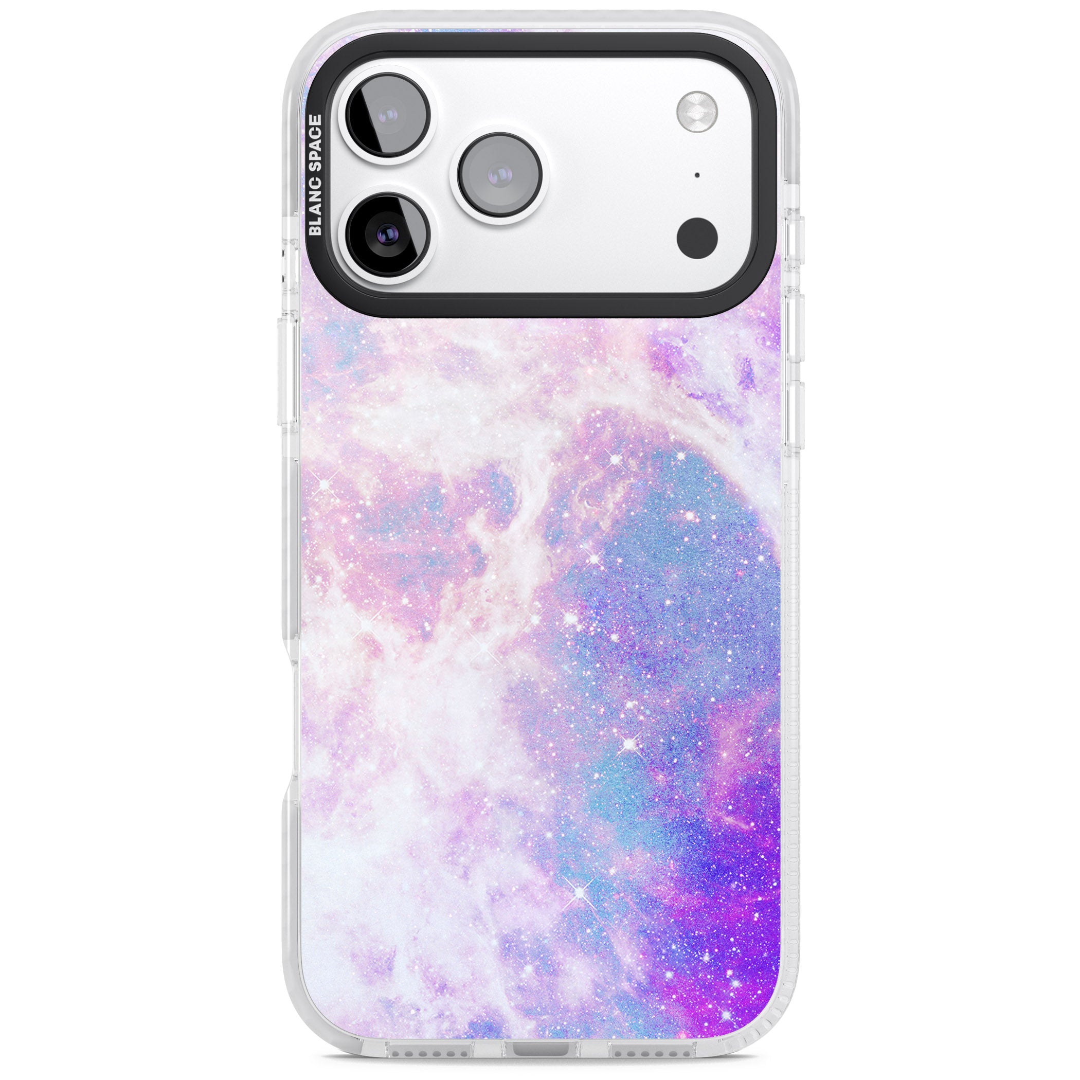 Pastel Galaxy iPhone 17 Pro Max Impact Pro Clear Phone Case