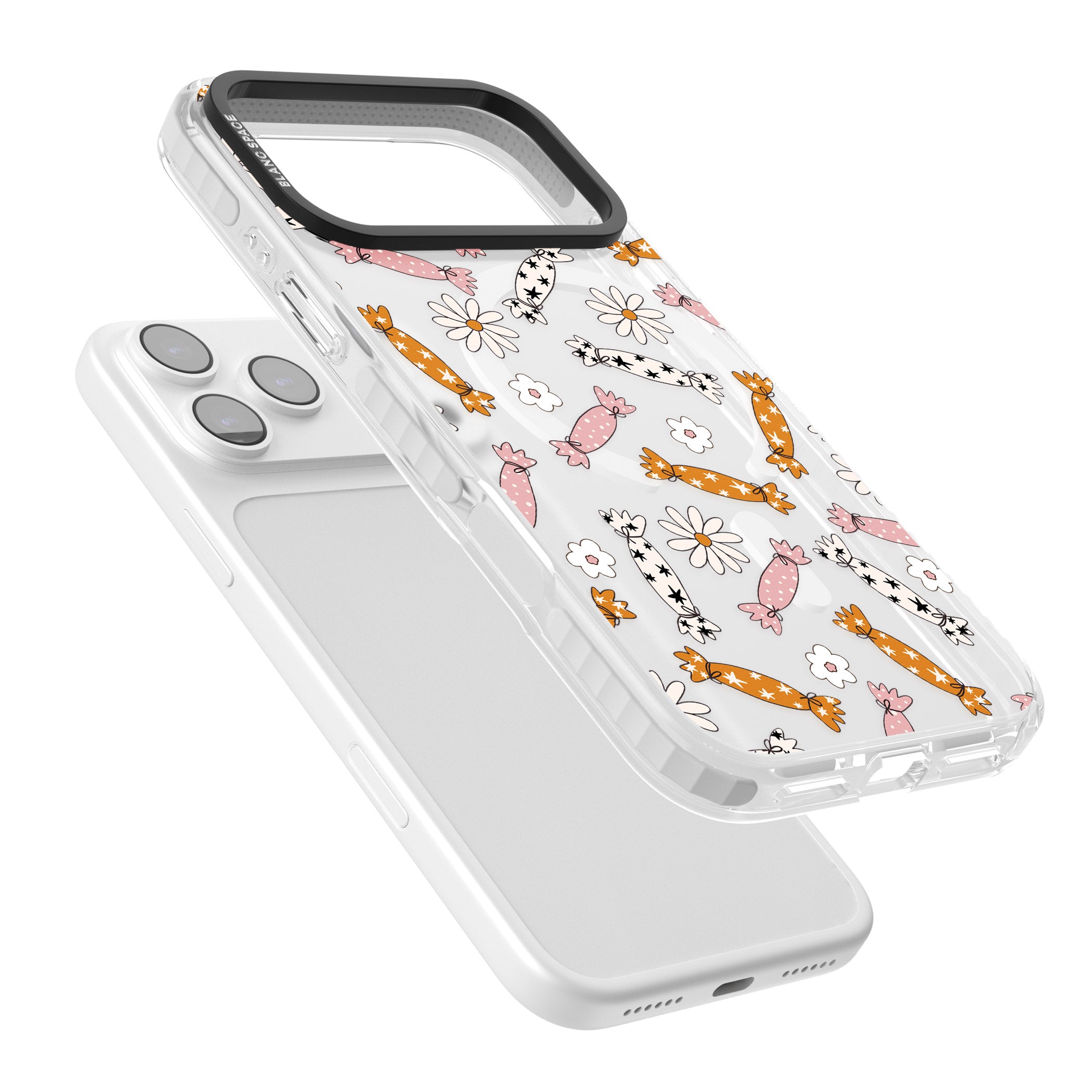 Floral Candy iPhone 17 Pro Max Impact Pro Clear Phone Case Colours
