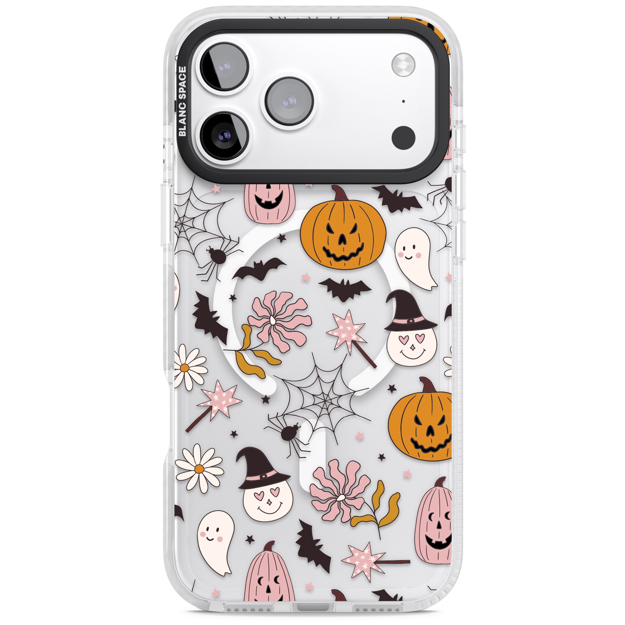 Spooky Mix iPhone 17 Pro Max Impact Pro Clear Phone Case