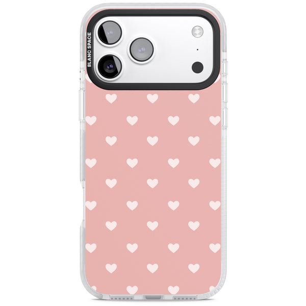 Small Heart Pattern: Pink