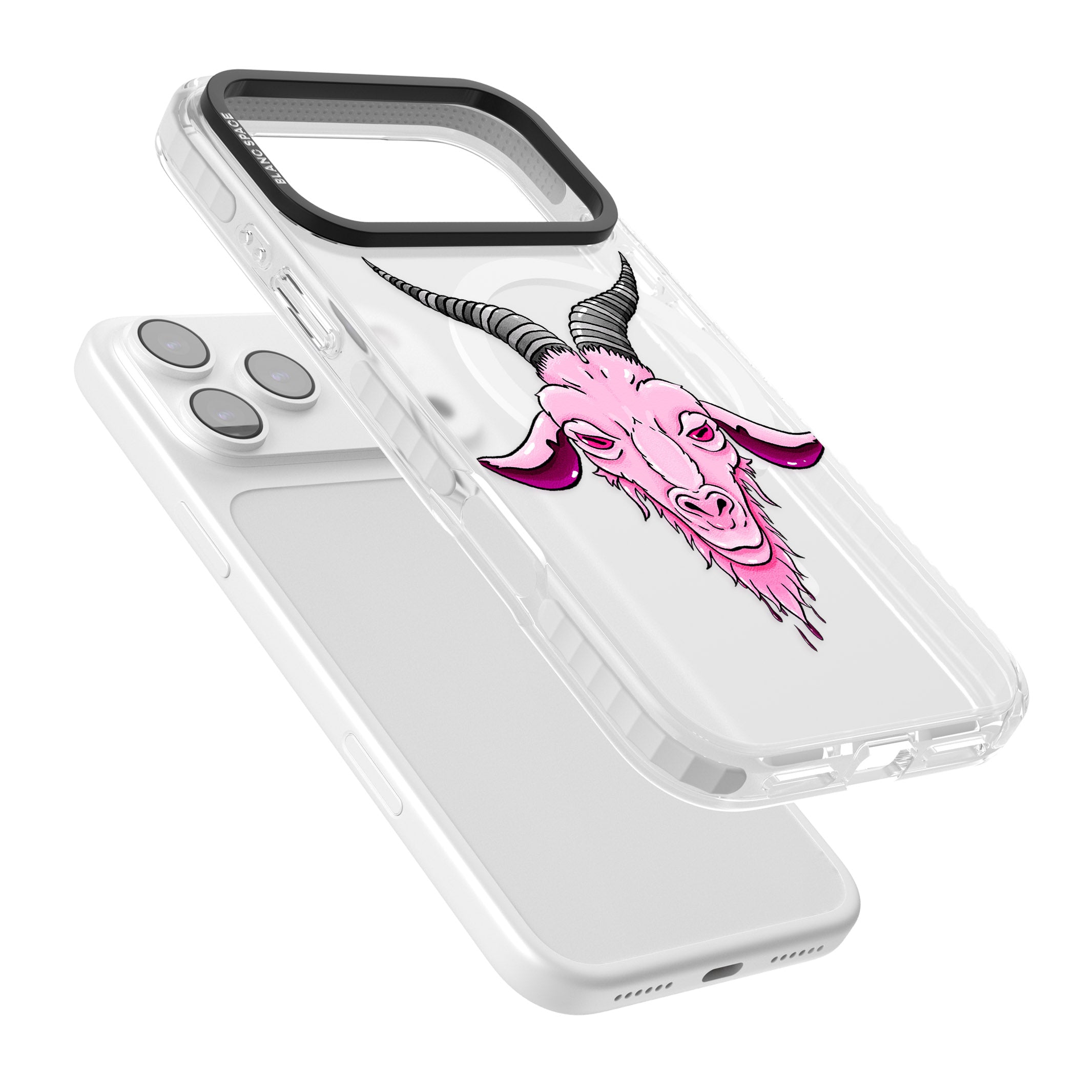 Ba Phomet iPhone 17 Pro Max Impact Pro Clear Phone Case Colours