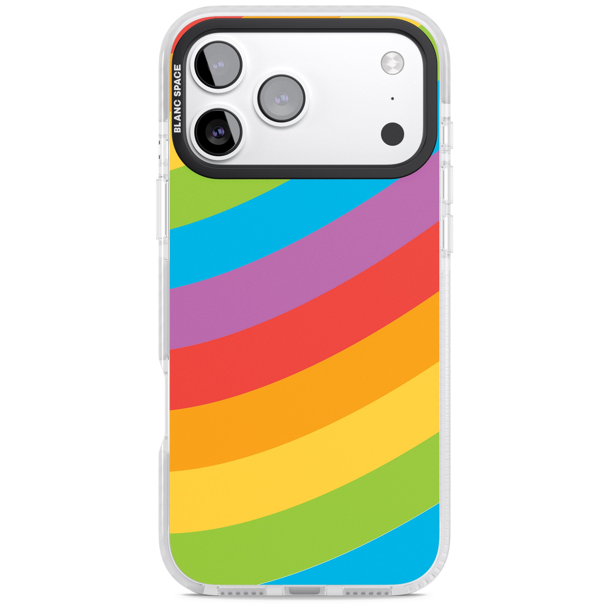 Lucky Rainbow iPhone 17 Pro Max Impact Pro Clear Phone Case