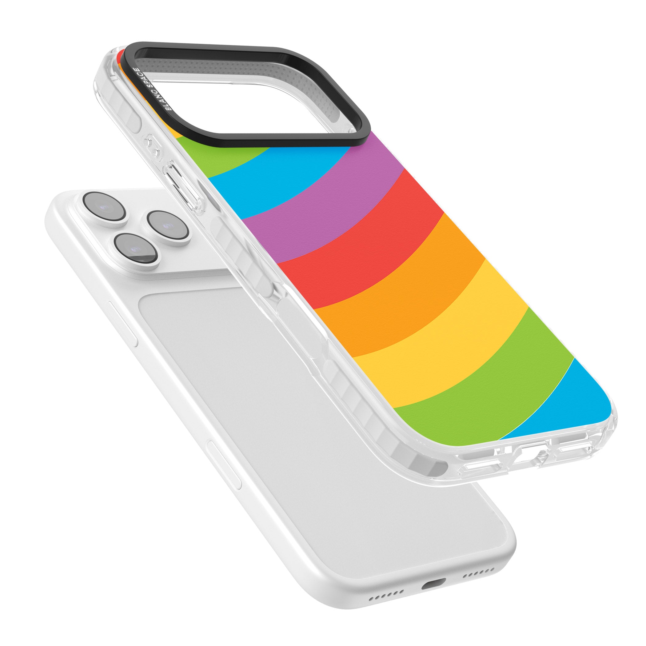 Lucky Rainbow iPhone 17 Pro Max Impact Pro Clear Phone Case Colours