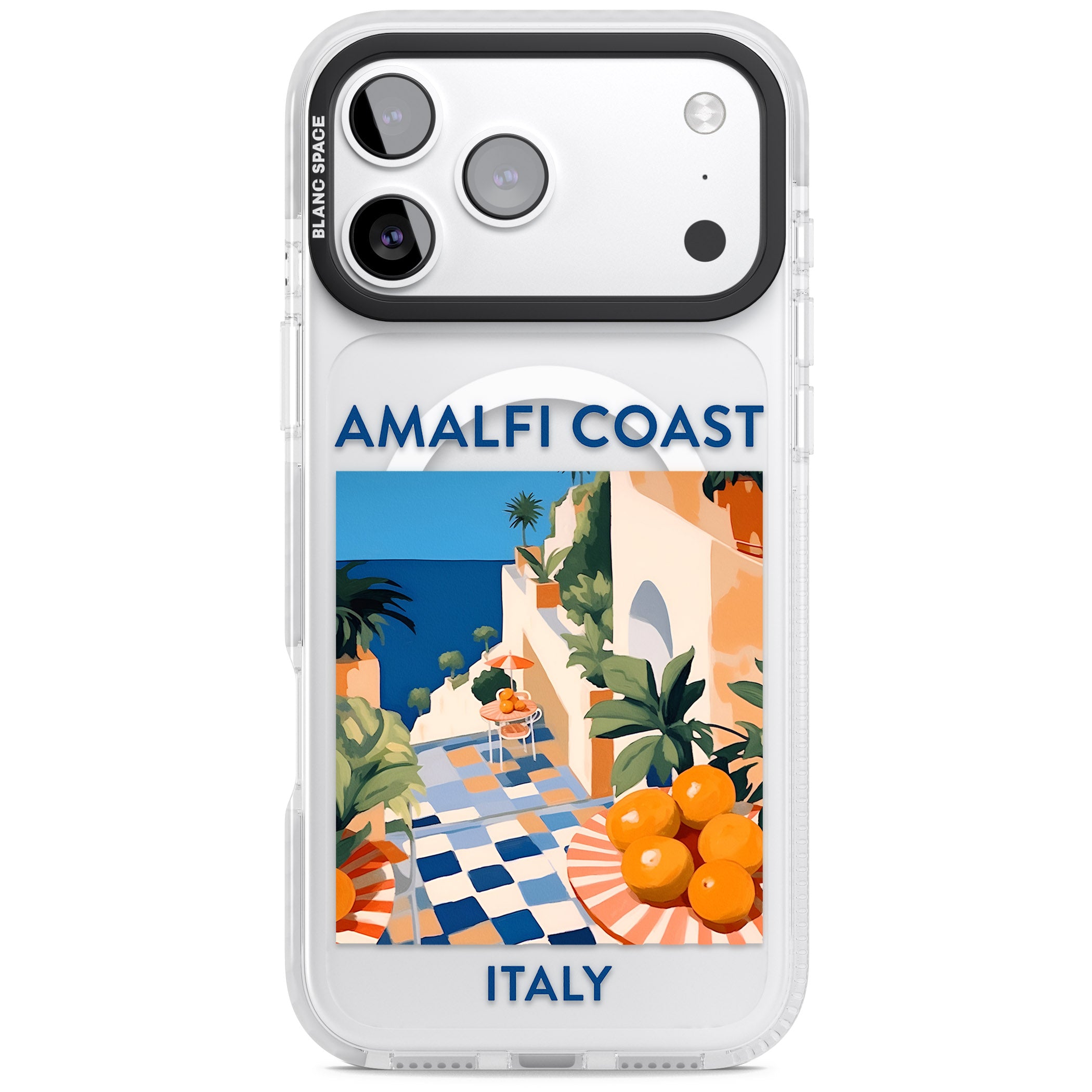 Amalfi Coast iPhone 17 Pro Max Impact Pro Clear Phone Case