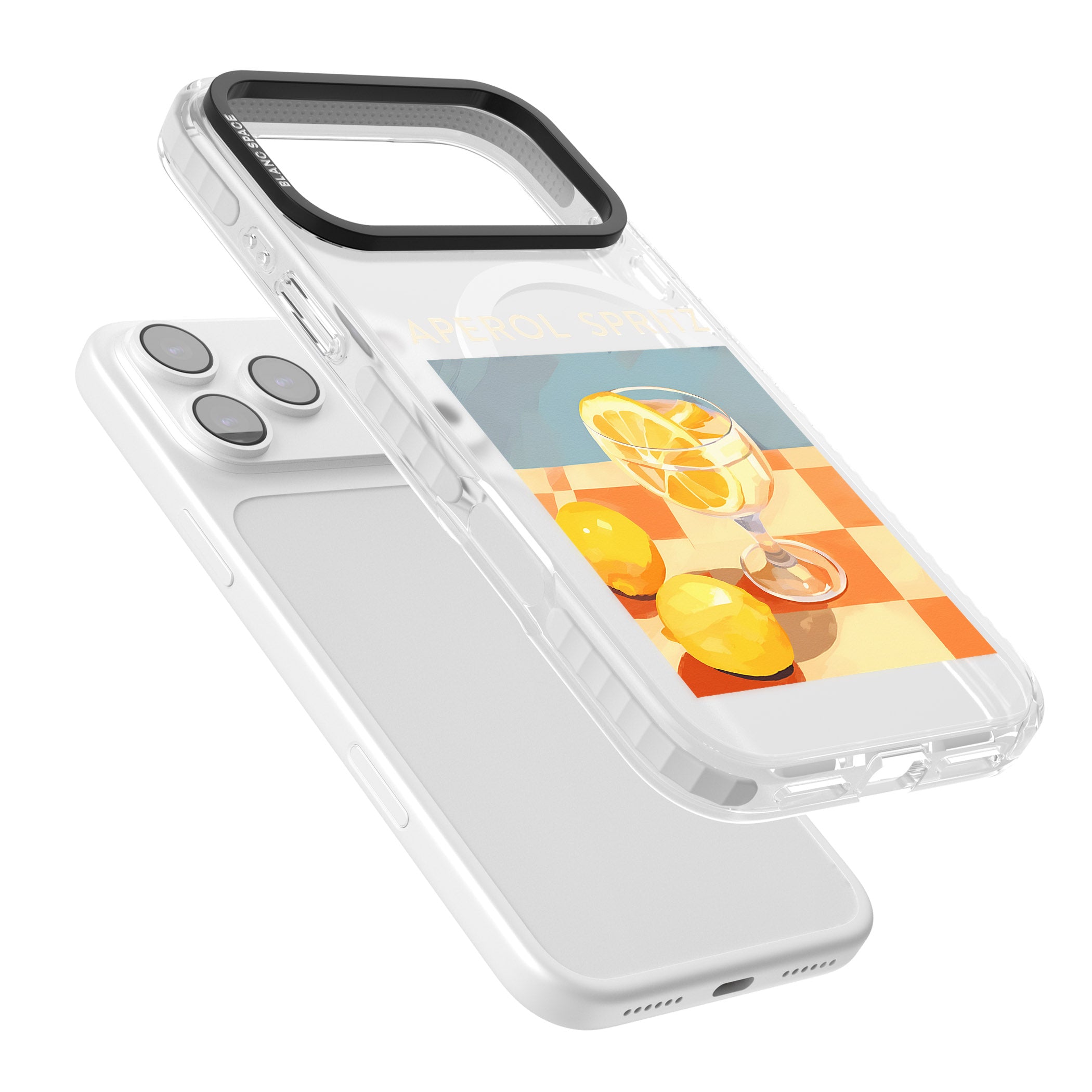 Lemon Spritz iPhone 17 Pro Max Impact Pro Clear Phone Case Colours