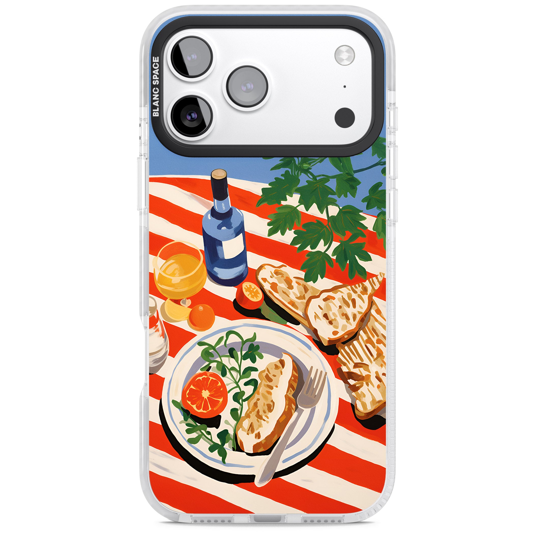 Mediterranean Lunch Table iPhone 17 Pro Max Impact Pro Clear Phone Case