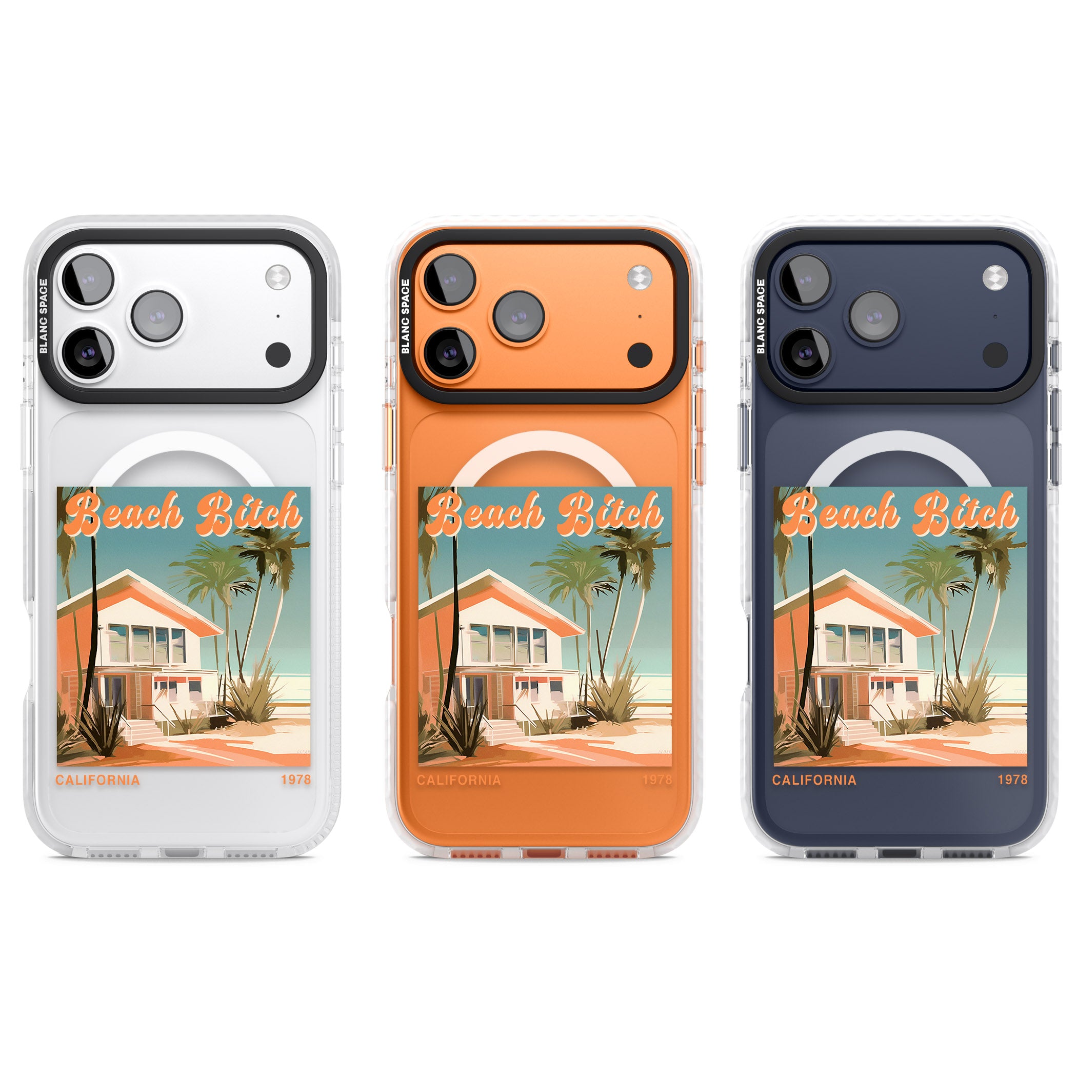 Beach B*tch iPhone 17 Pro Impact Pro Clear Phone Case APT Impact Protection