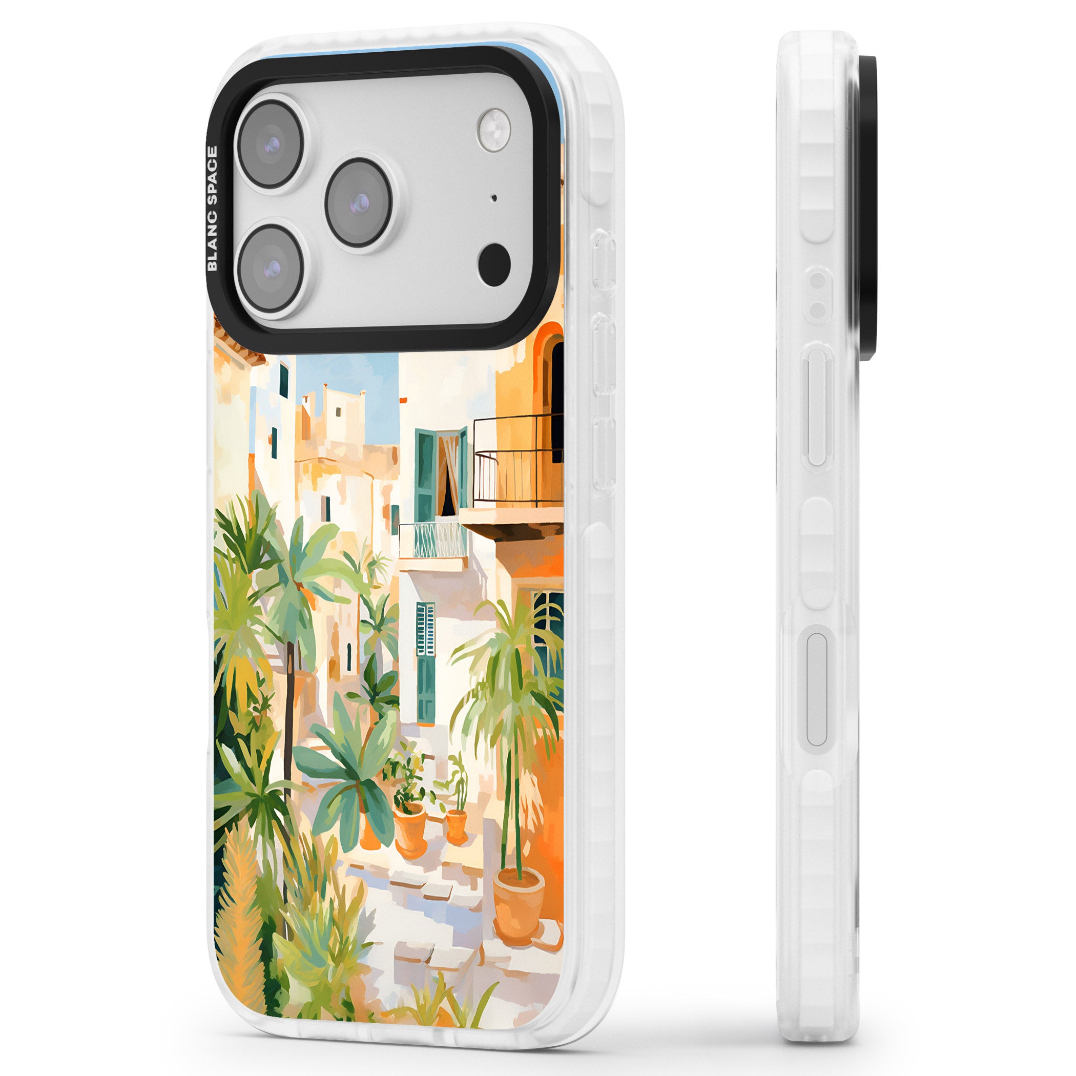 Italian Vicoli iPhone 17 Pro Max Impact Pro Clear Phone Case Side Profile