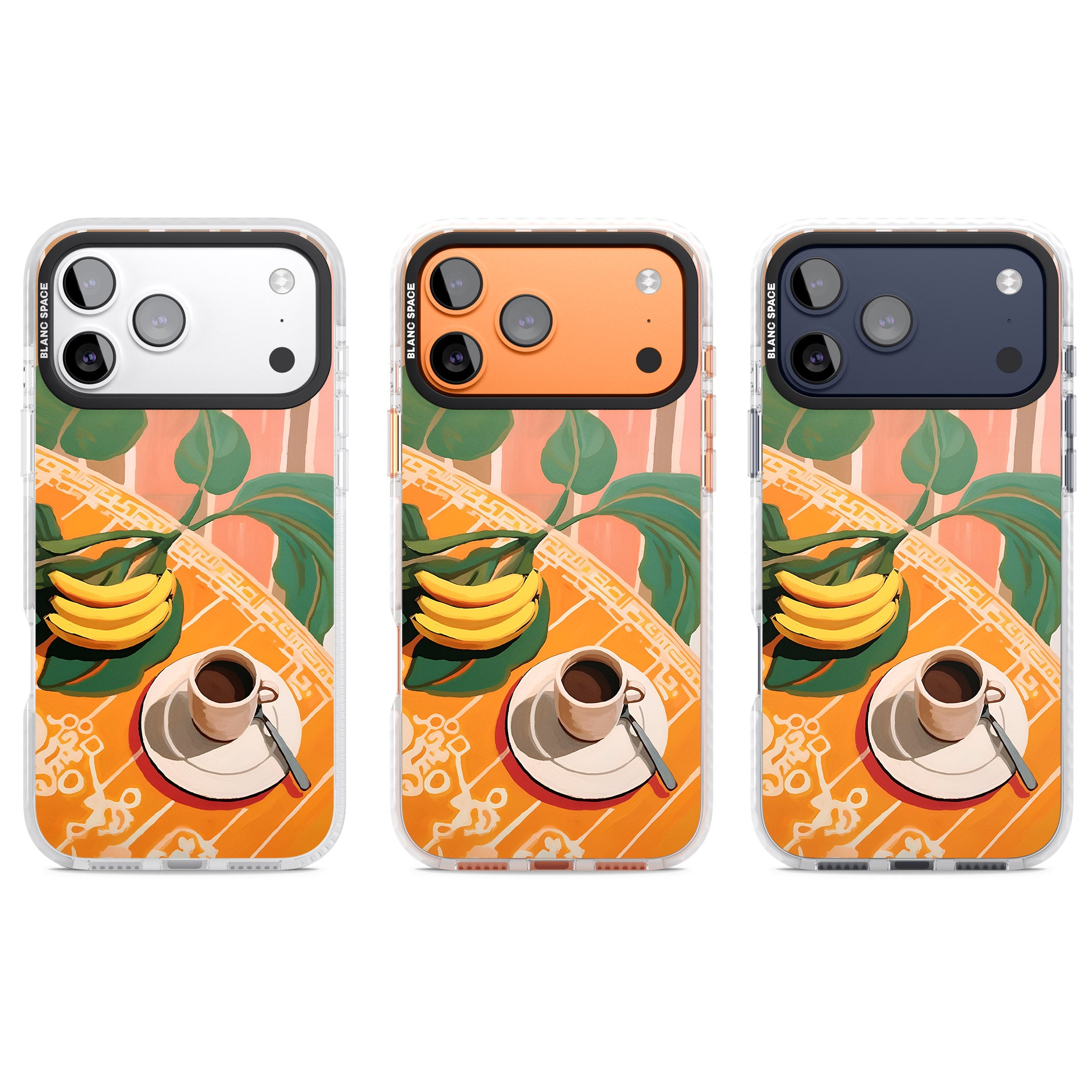 Mediterranean Breakfast iPhone 17 Pro Impact Pro Clear Phone Case APT Impact Protection
