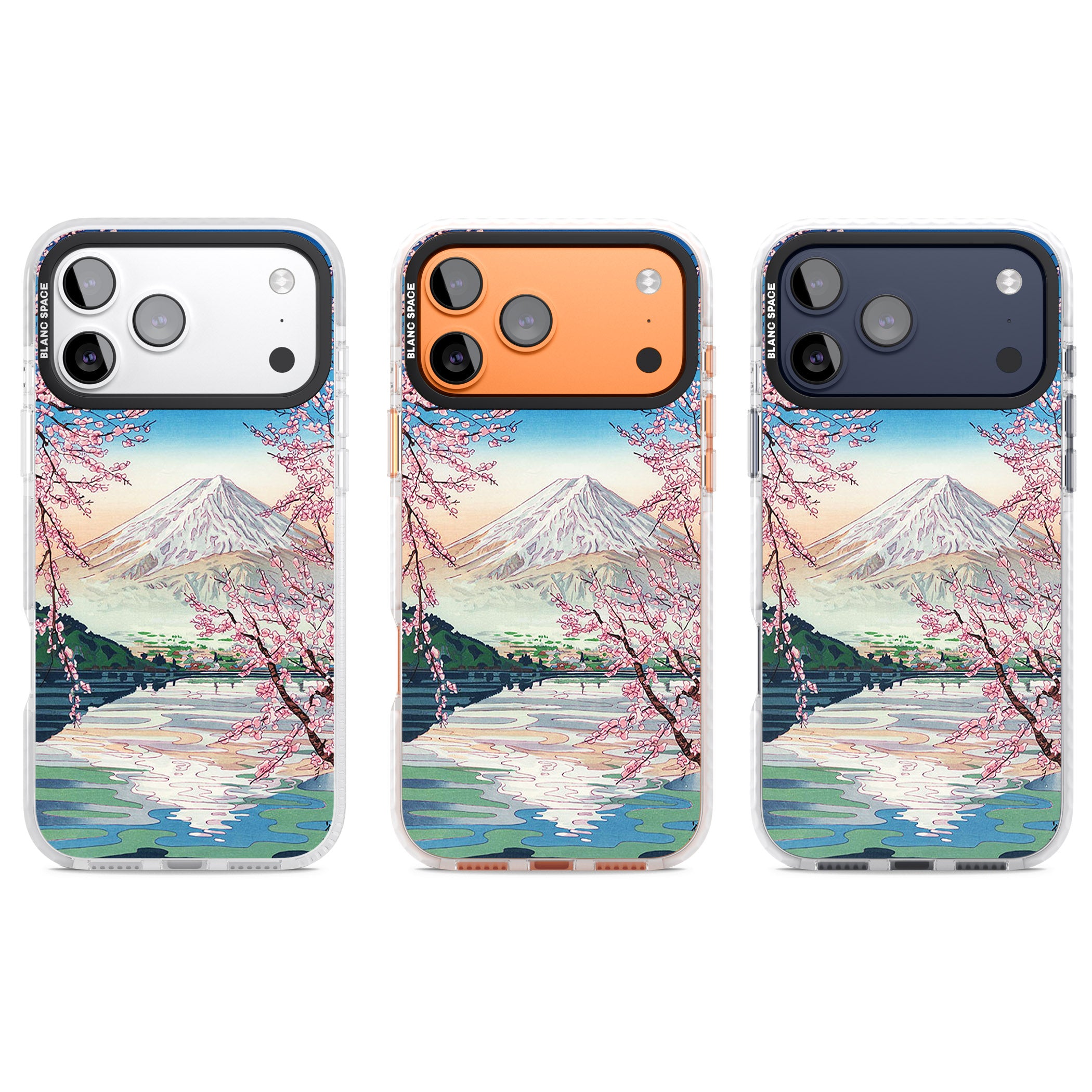 Mt Fuji From Lake Kawaguchi iPhone 17 Pro Impact Pro Clear Phone Case APT Impact Protection