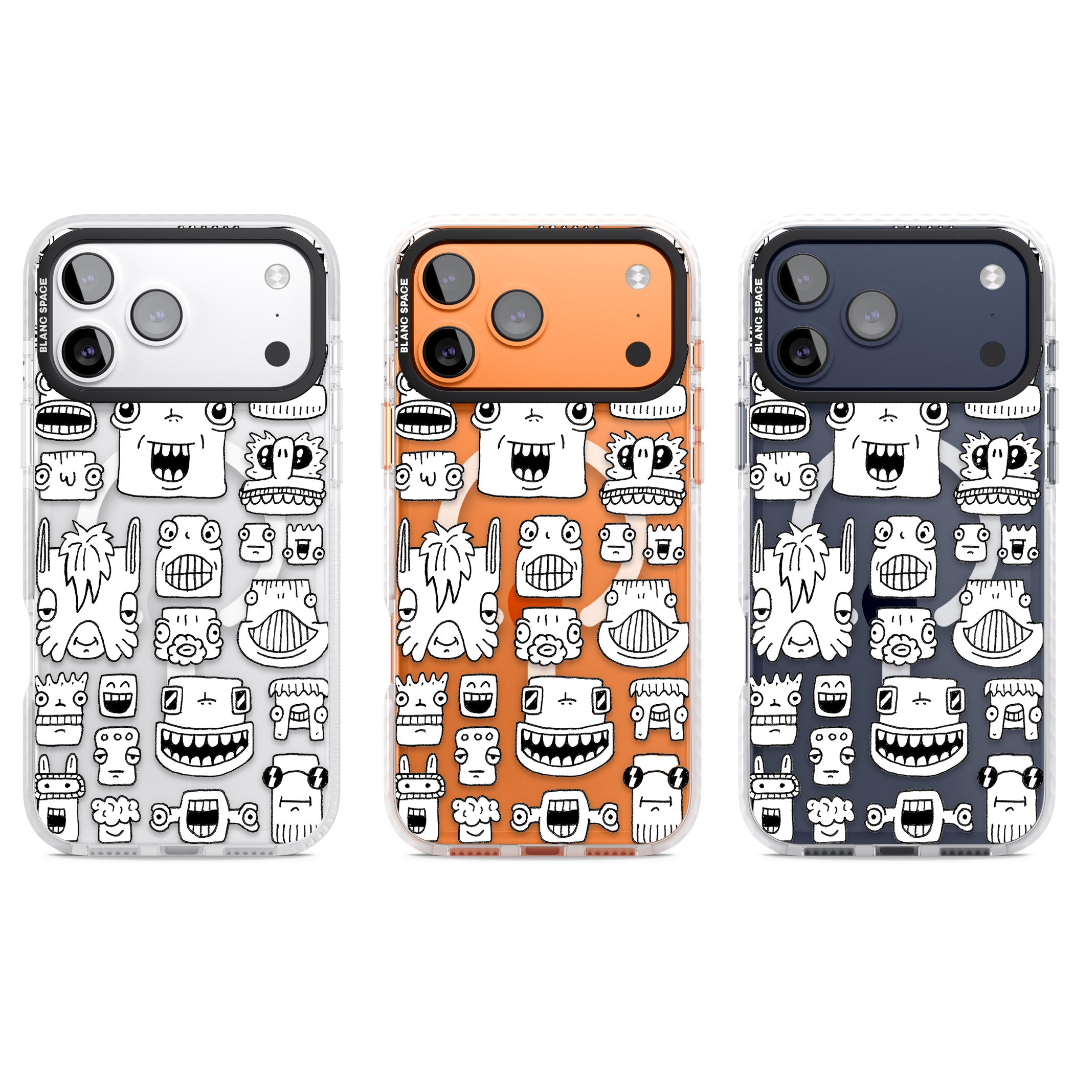 Burst Heads iPhone 17 Pro Impact Pro Clear Phone Case APT Impact Protection