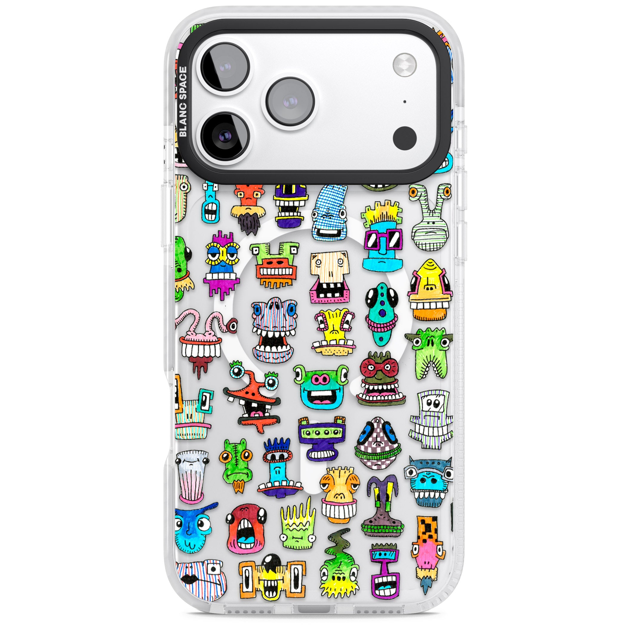 Familiar Faces iPhone 17 Pro Max Impact Pro Clear Phone Case