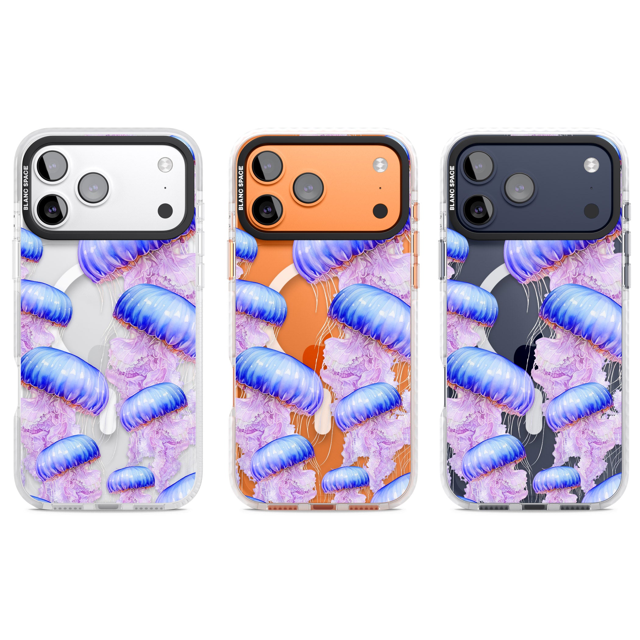 Jellyfish iPhone 17 Pro Impact Pro Clear Phone Case APT Impact Protection