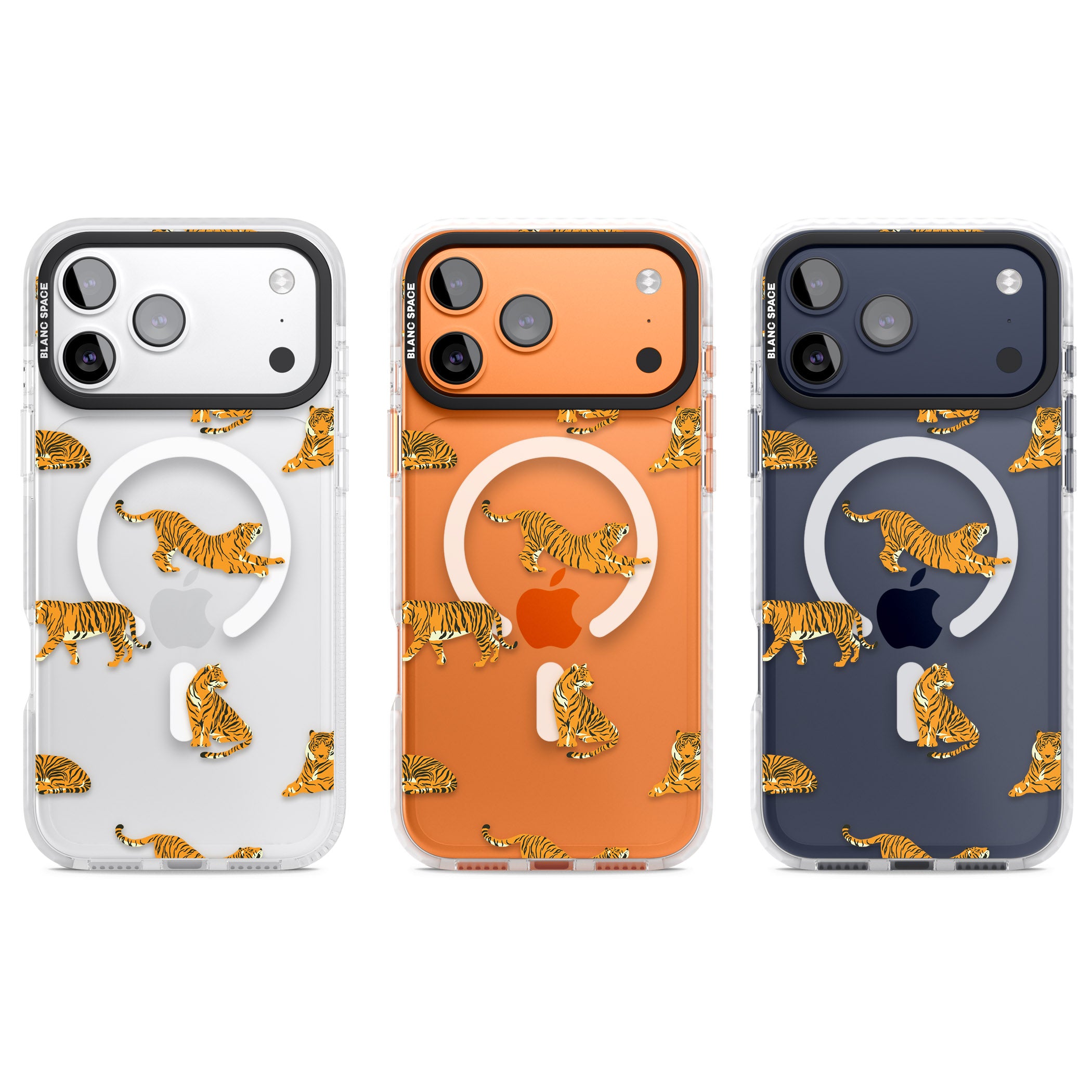 Clear Tiger Jungle iPhone 17 Pro Impact Pro Clear Phone Case APT Impact Protection