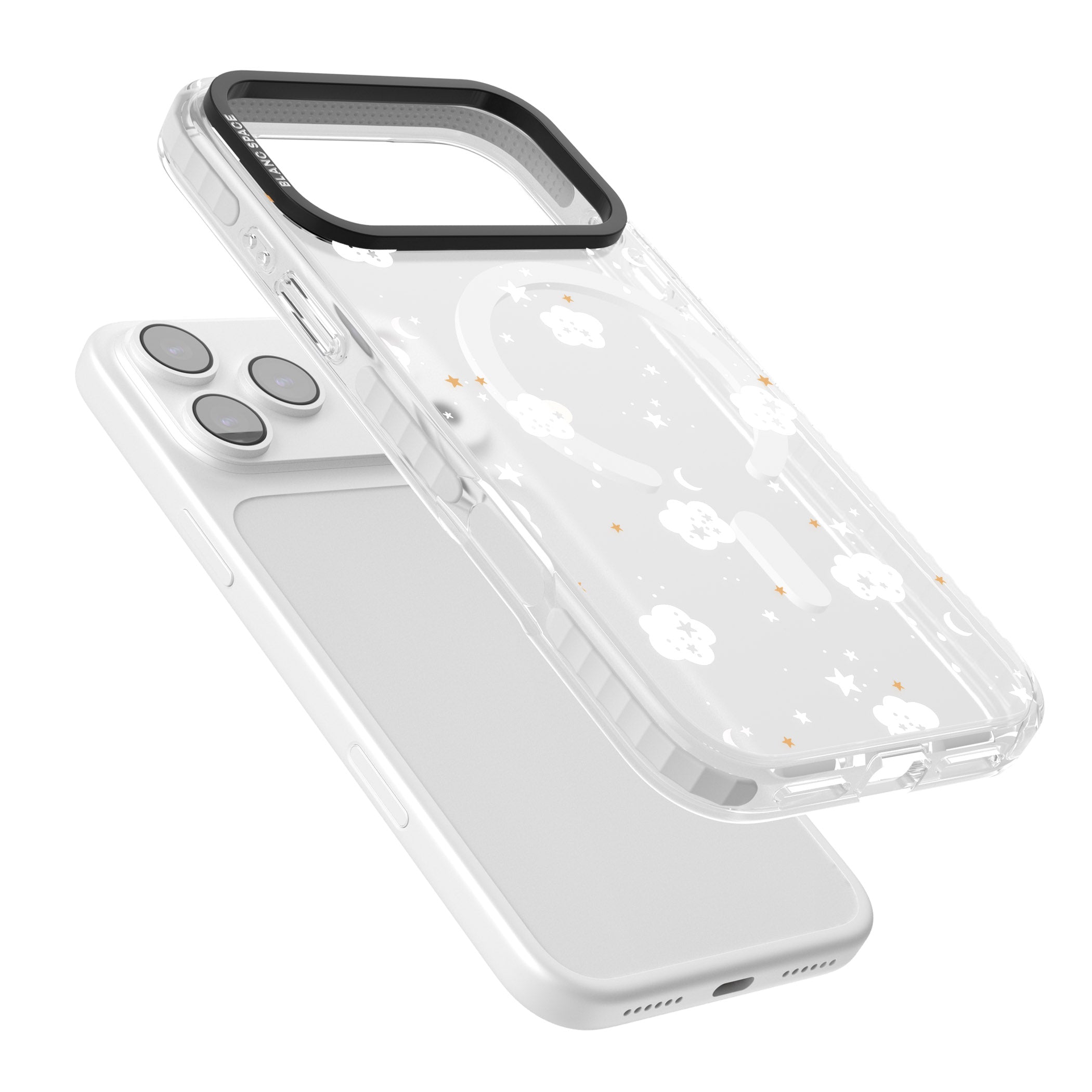 Starry Night Cloud iPhone 17 Pro Max Impact Pro Clear Phone Case Colours