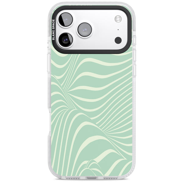 Mint Green Distorted Line