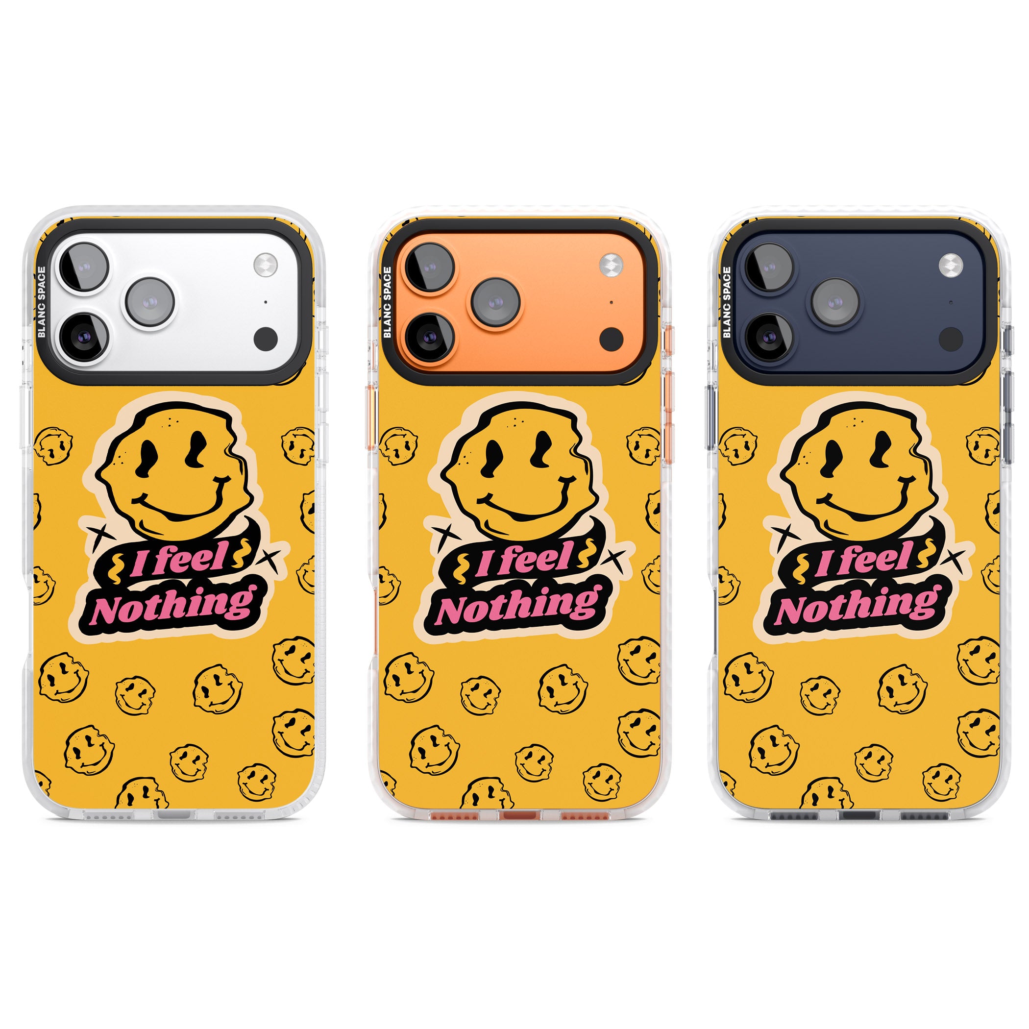 I Feel Nothing iPhone 17 Pro Impact Pro Clear Phone Case APT Impact Protection