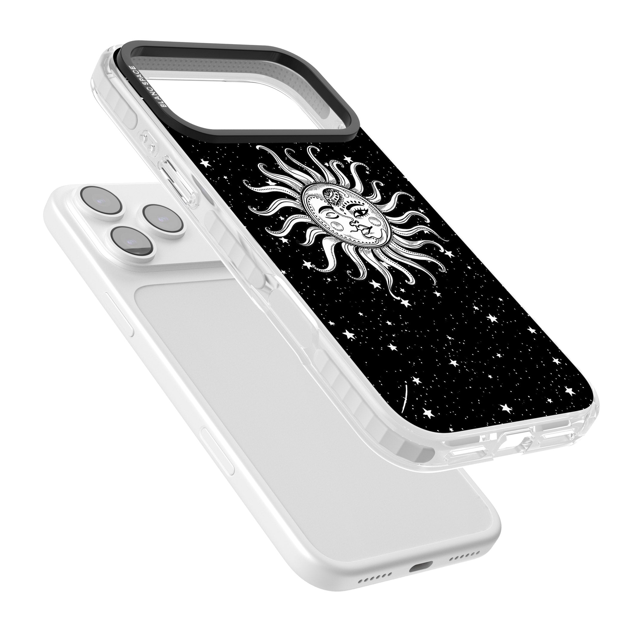 Mystic Sun Moon iPhone 17 Pro Max Impact Pro Clear Phone Case Colours